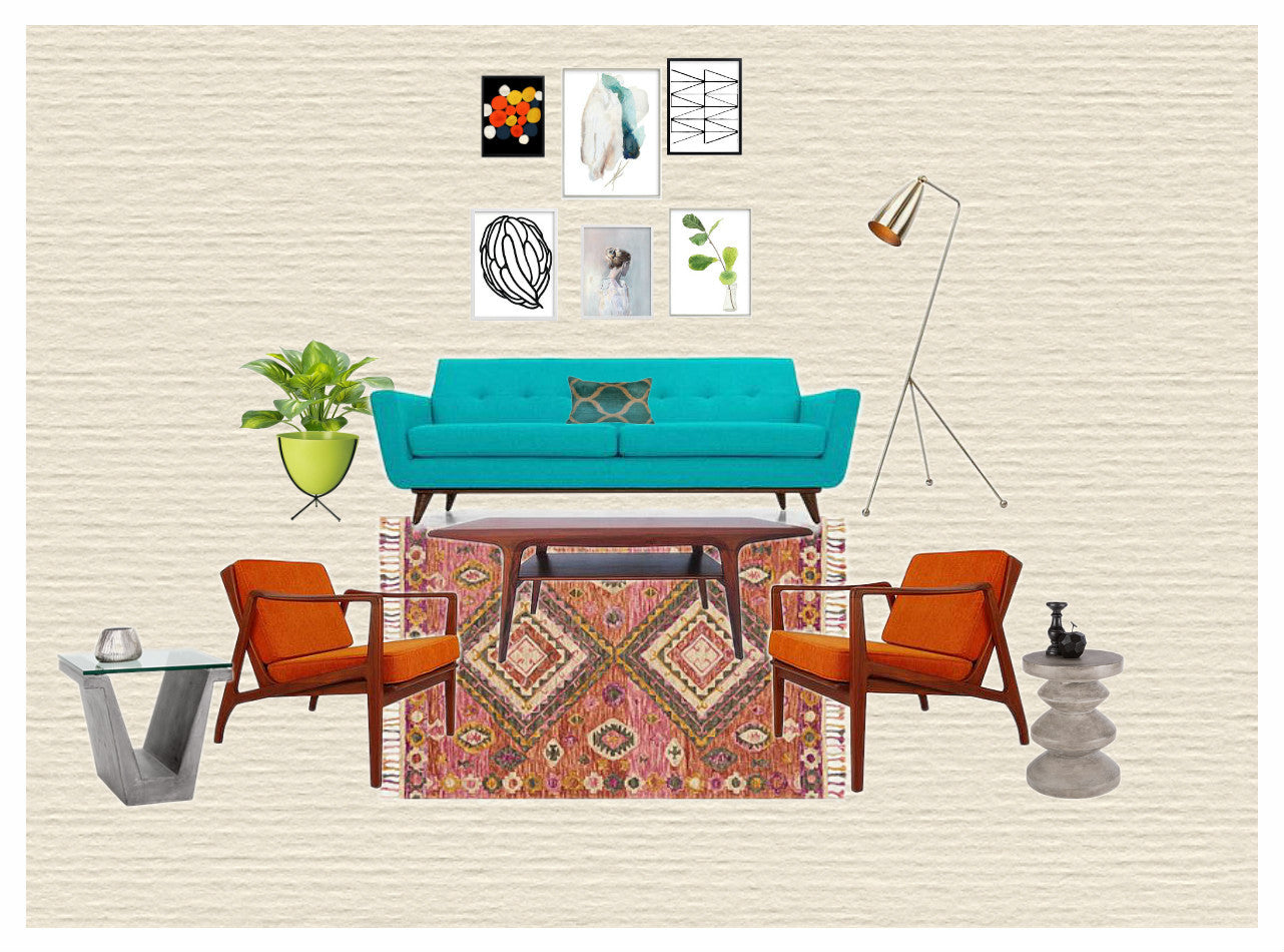 Mid-Century Modern inspiration for your living room