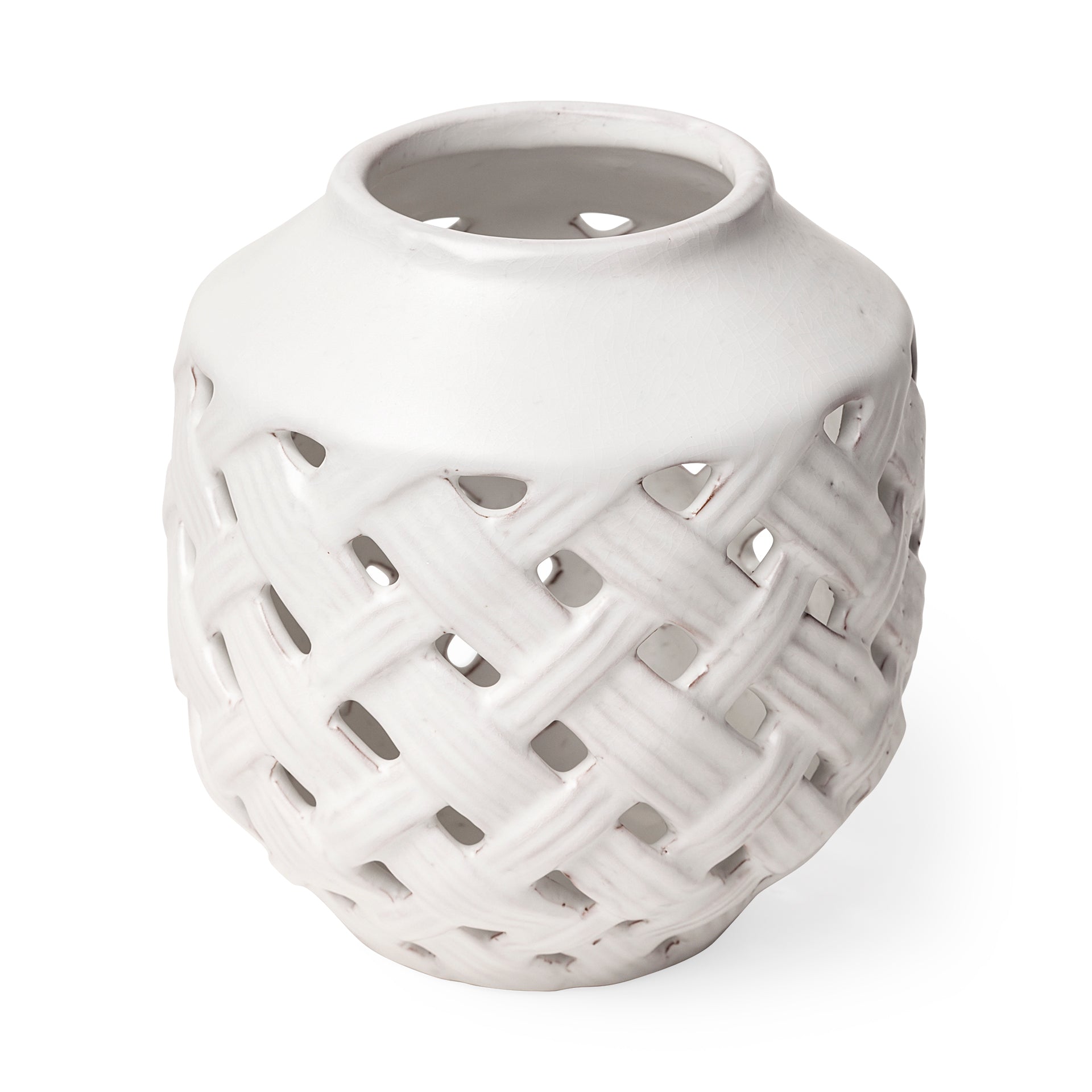 Forillon I Short White Glazed Lattice Pattern Vase Vases Mercana , Black Friday Sale Mercana Furniture Sale, Old Bones Co, Mid Century Furniture Sale, Four Hands Furniture, Black Friday Sale Forillon I Short White Glazed Lattice Pattern Vase,Gus Sale, Perigold Forillon I Short White Glazed Lattice Pattern Vase Vases Black Friday Sale , Perigold Sale Forillon I Short White Glazed Lattice Pattern Vase,Forillon I Short White Glazed Lattice Pattern Vase Lulu and Georgia, Burke Decor Sale Forillon I Short White