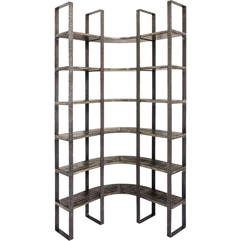 Turner I Curved Brown Wood and Black Iron 6-Shelving Unit Bookcases & Shelves Mercana , Black Friday Sale Mercana Furniture Sale, Old Bones Co, Mid Century Furniture Sale, Four Hands Furniture, Black Friday Sale Turner I Curved Brown Wood and Black Iron 6-Shelving Unit,Gus Sale, Perigold Turner I Curved Brown Wood and Black Iron 6-Shelving Unit Bookcases & Shelves Black Friday Sale , Perigold Sale Turner I Curved Brown Wood and Black Iron 6-Shelving Unit,Turner I Curved Brown Wood and Black Iron 6-Shelving
