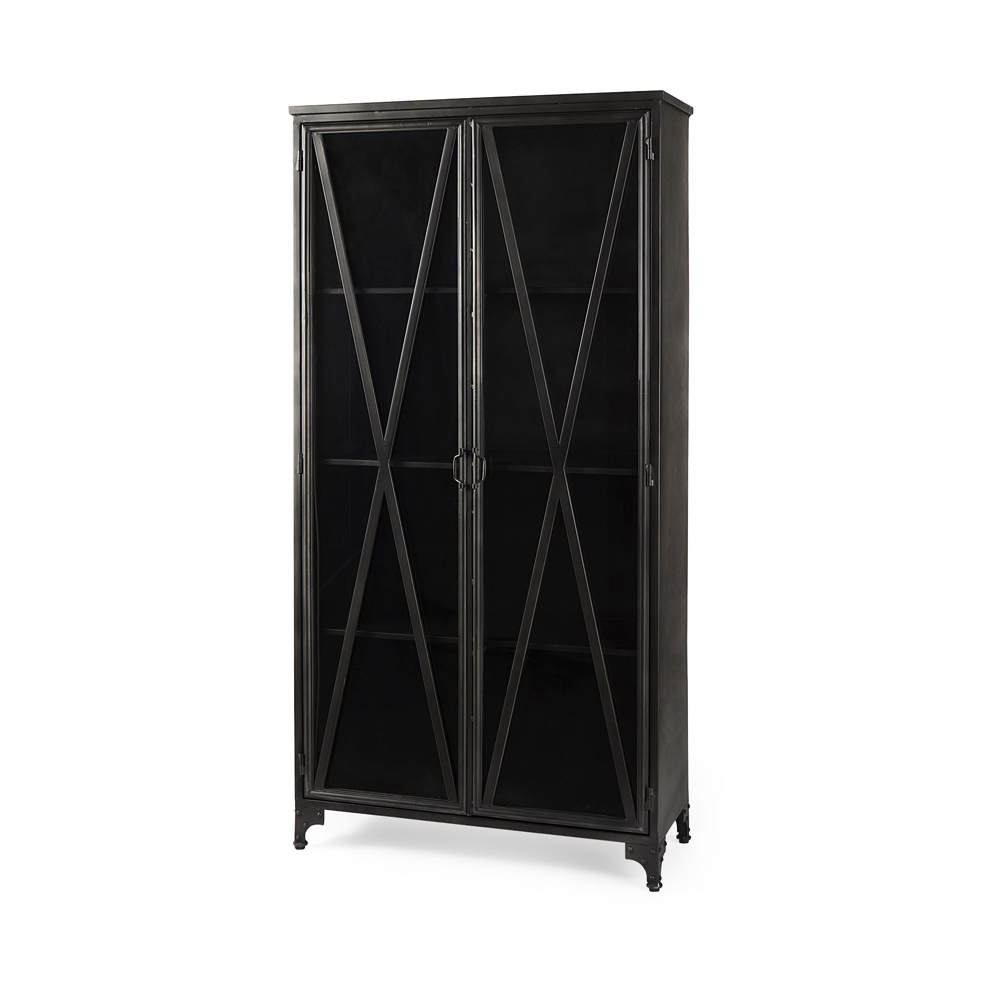 Poppy Black Metal with Glass Door Display Cabinet Tall Cabinets Mercana , Black Friday Sale Mercana Furniture Sale, Old Bones Co, Mid Century Furniture Sale, Four Hands Furniture, Black Friday Sale Poppy Black Metal with Glass Door Display Cabinet,Gus Sale, Perigold Poppy Black Metal with Glass Door Display Cabinet Tall Cabinets Black Friday Sale , Perigold Sale Poppy Black Metal with Glass Door Display Cabinet,Poppy Black Metal with Glass Door Display Cabinet Lulu and Georgia, Burke Decor Sale Poppy Black