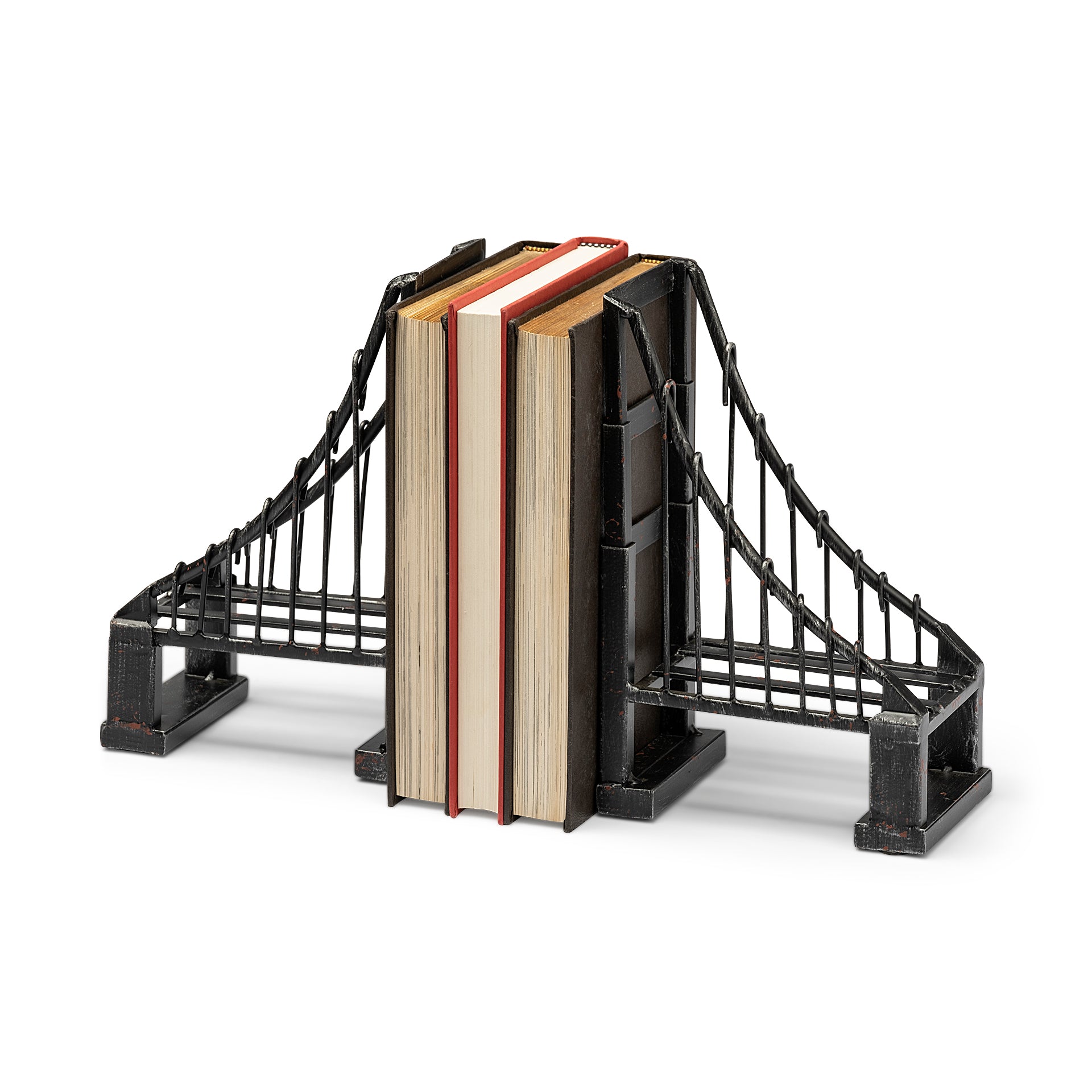 Suspension Brown Wrought Iron Bridge Bookends - Set of 2 Bookends Mercana , Black Friday Sale Mercana Furniture Sale, Old Bones Co, Mid Century Furniture Sale, Four Hands Furniture, Black Friday Sale Suspension Brown Wrought Iron Bridge Bookends - Set of 2,Gus Sale, Perigold Suspension Brown Wrought Iron Bridge Bookends - Set of 2 Bookends Black Friday Sale , Perigold Sale Suspension Brown Wrought Iron Bridge Bookends - Set of 2,Suspension Brown Wrought Iron Bridge Bookends - Set of 2 Lulu and Georgia, Burk