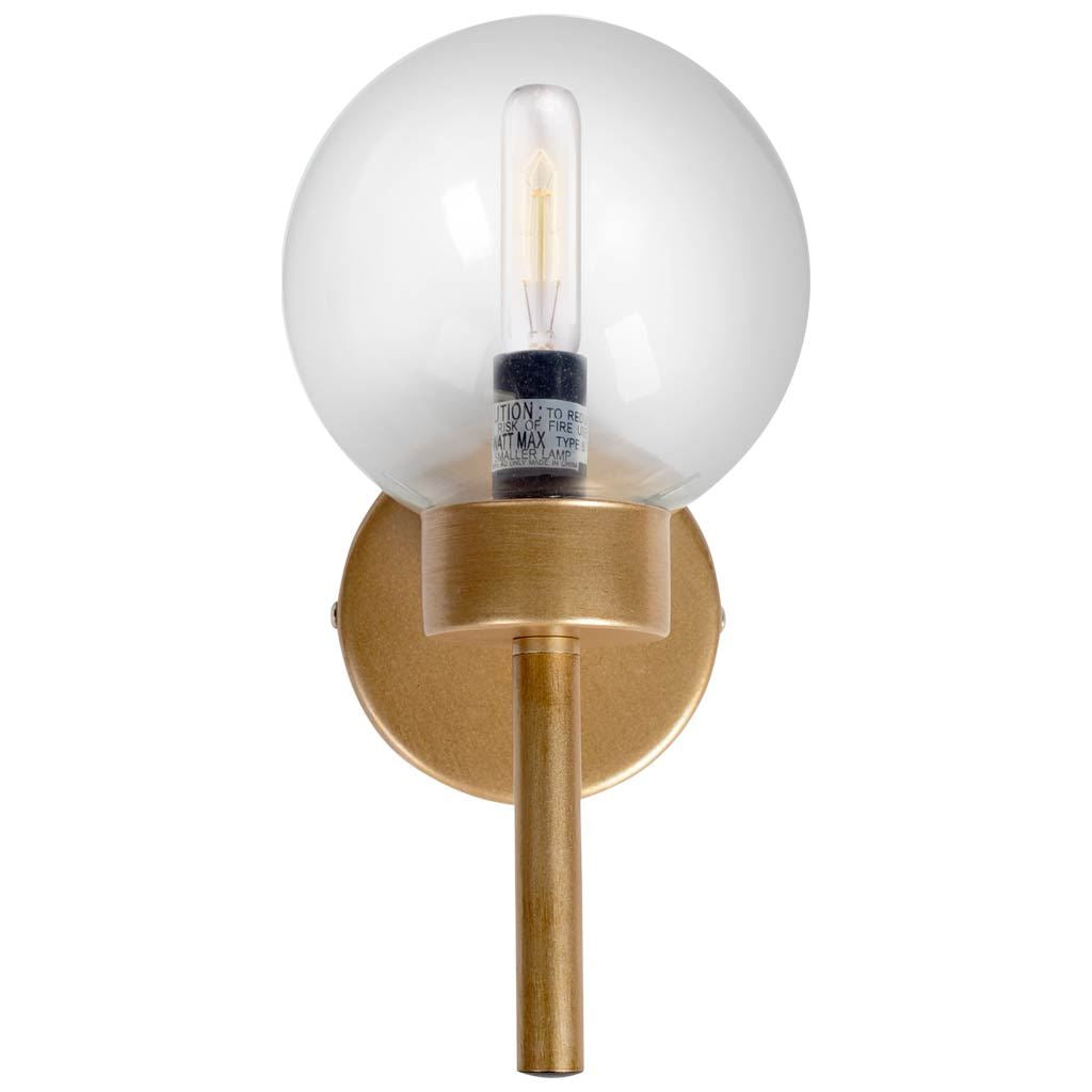 Boltern Glass Globe Wall Sconce