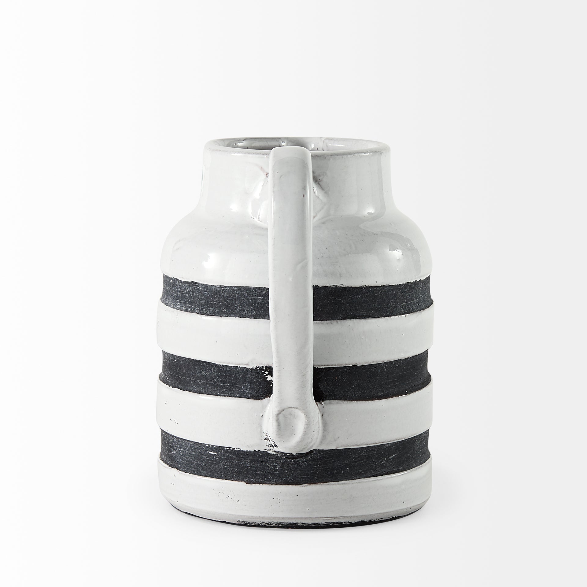 Harmon I Small White with Charcoal Stripes Ceramic Jug Jugs Mercana , Black Friday Sale Mercana Furniture Sale, Old Bones Co, Mid Century Furniture Sale, Four Hands Furniture, Black Friday Sale Harmon I Small White with Charcoal Stripes Ceramic Jug,Gus Sale, Perigold Harmon I Small White with Charcoal Stripes Ceramic Jug Jugs Black Friday Sale , Perigold Sale Harmon I Small White with Charcoal Stripes Ceramic Jug,Harmon I Small White with Charcoal Stripes Ceramic Jug Lulu and Georgia, Burke Decor Sale Harmo
