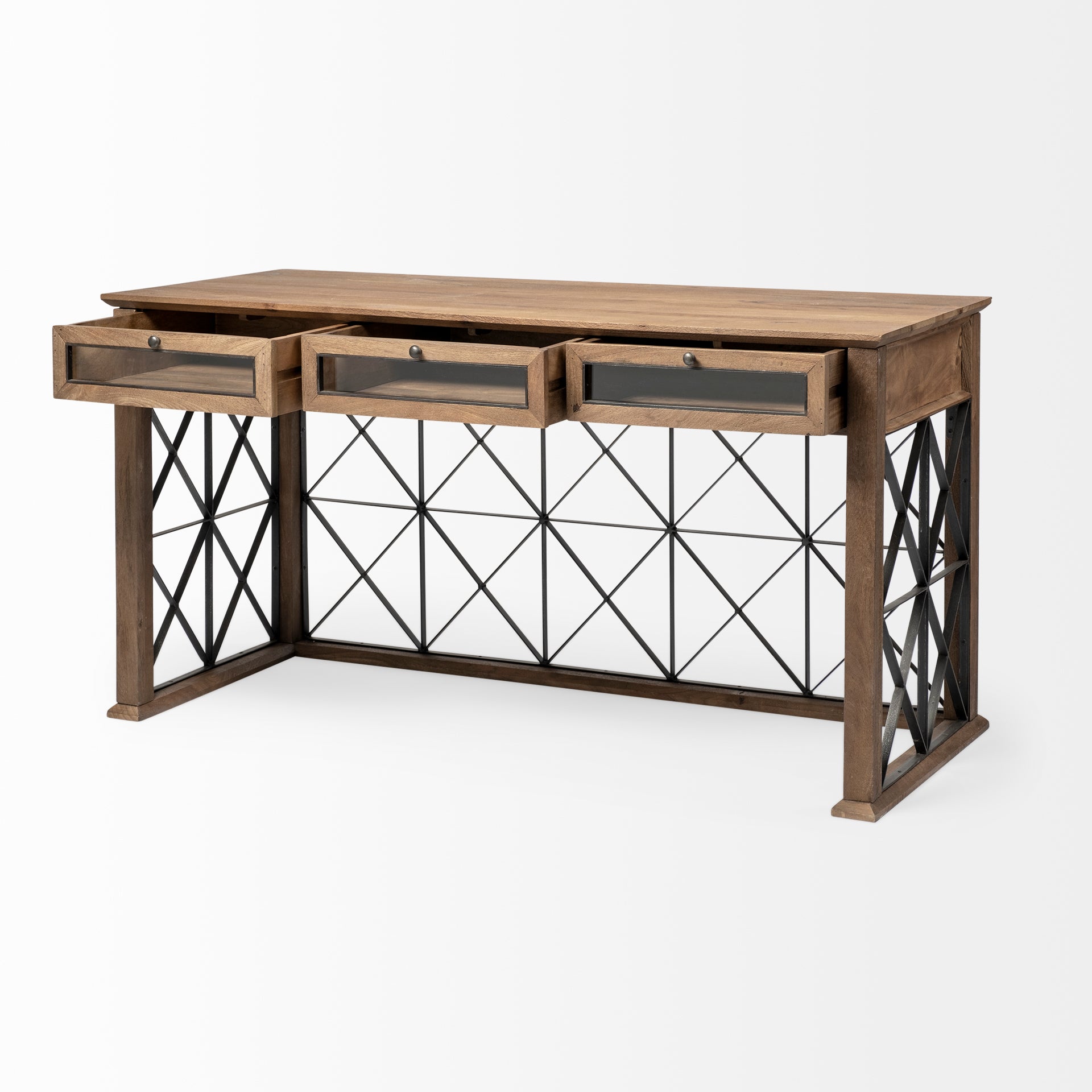 Eldorado Brown Wood Metal Cross-Hatch 3-Drawer Office Desk Desks Mercana , Black Friday Sale Mercana Furniture Sale, Old Bones Co, Mid Century Furniture Sale, Four Hands Furniture, Black Friday Sale Eldorado Brown Wood Metal Cross-Hatch 3-Drawer Office Desk,Gus Sale, Perigold Eldorado Brown Wood Metal Cross-Hatch 3-Drawer Office Desk Desks Black Friday Sale , Perigold Sale Eldorado Brown Wood Metal Cross-Hatch 3-Drawer Office Desk,Eldorado Brown Wood Metal Cross-Hatch 3-Drawer Office Desk Lulu and Georgia,