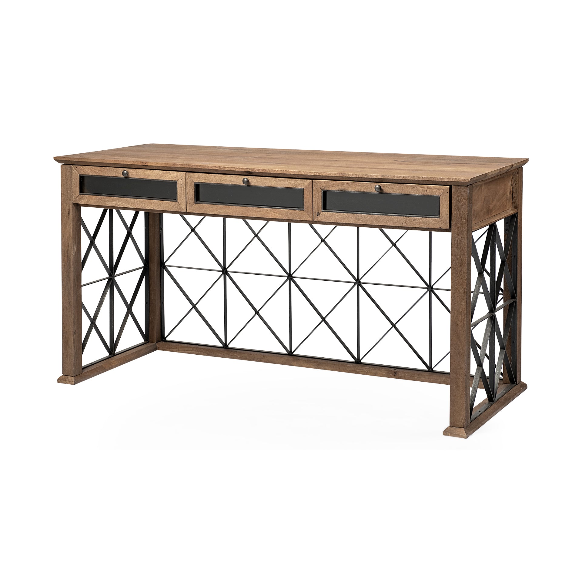 Eldorado Brown Wood Metal Cross-Hatch 3-Drawer Office Desk Desks Mercana , Black Friday Sale Mercana Furniture Sale, Old Bones Co, Mid Century Furniture Sale, Four Hands Furniture, Black Friday Sale Eldorado Brown Wood Metal Cross-Hatch 3-Drawer Office Desk,Gus Sale, Perigold Eldorado Brown Wood Metal Cross-Hatch 3-Drawer Office Desk Desks Black Friday Sale , Perigold Sale Eldorado Brown Wood Metal Cross-Hatch 3-Drawer Office Desk,Eldorado Brown Wood Metal Cross-Hatch 3-Drawer Office Desk Lulu and Georgia,