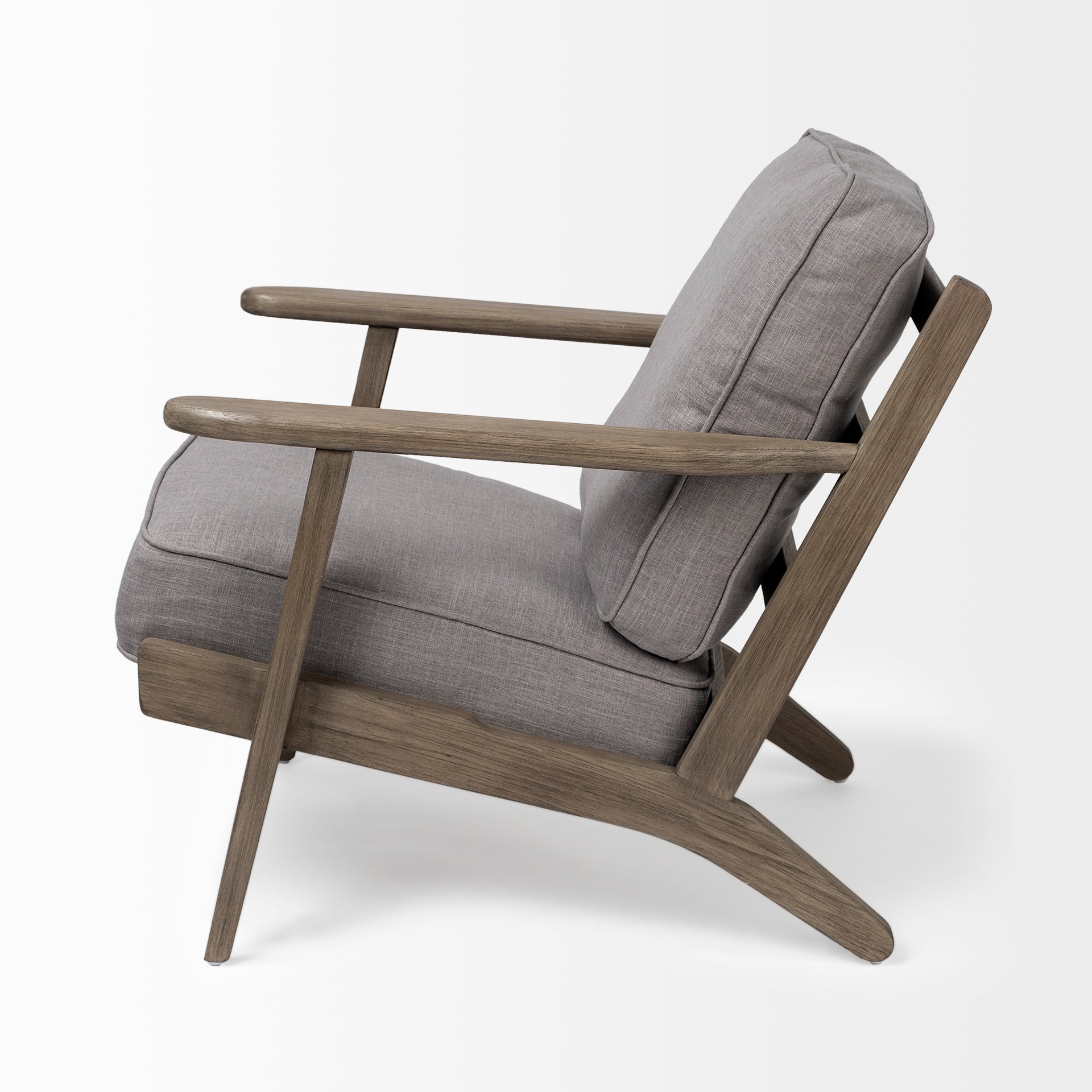 Olympus Fabric Covered Wooden Frame Accent Chair
