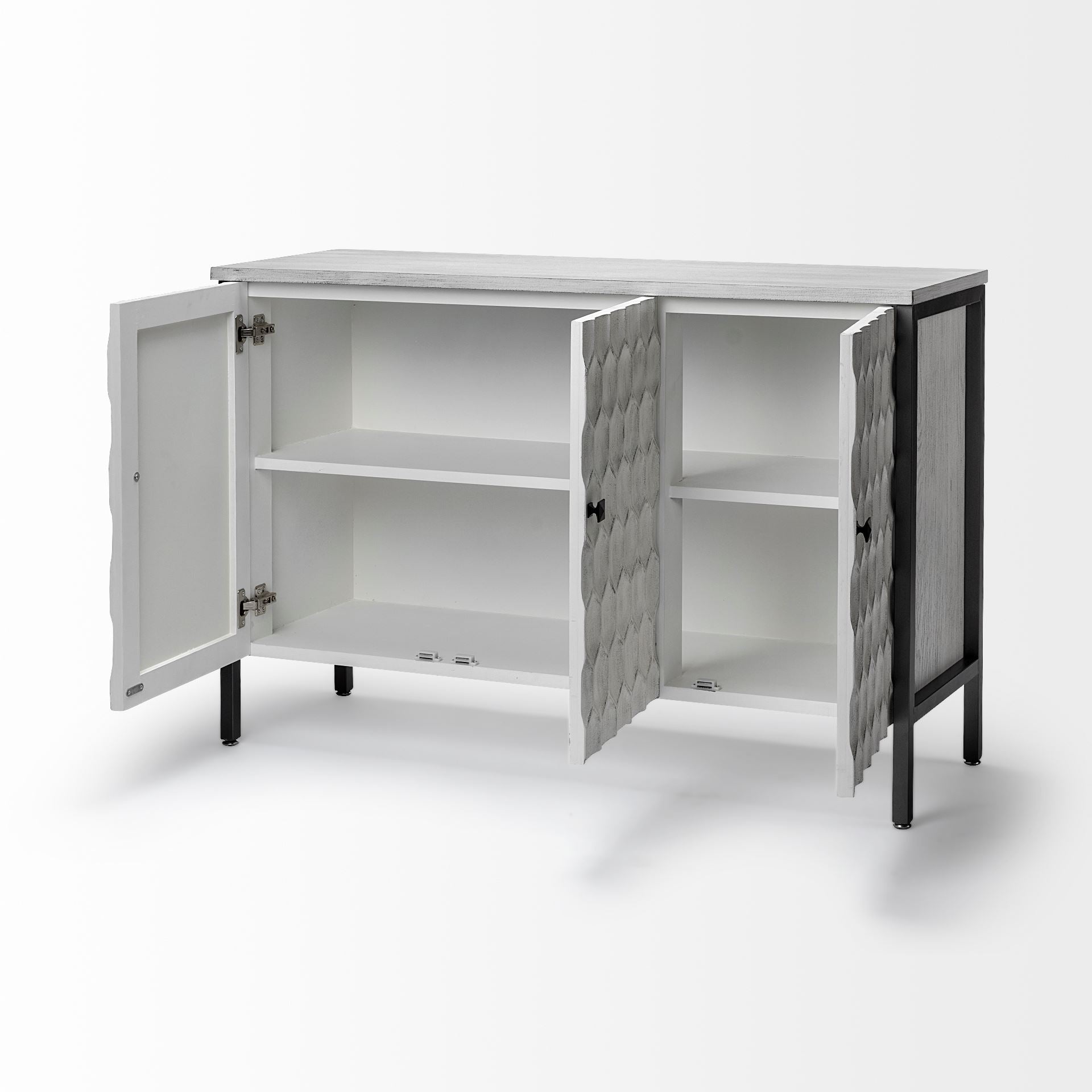 Savannah White Fir Veneer & Gray Metal 3-Door Accent Cabinet Credenzas & Sideboards Mercana , Black Friday Sale Mercana Furniture Sale, Old Bones Co, Mid Century Furniture Sale, Four Hands Furniture, Black Friday Sale Savannah White Fir Veneer & Gray Metal 3-Door Accent Cabinet,Gus Sale, Perigold Savannah White Fir Veneer & Gray Metal 3-Door Accent Cabinet Credenzas & Sideboards Black Friday Sale , Perigold Sale Savannah White Fir Veneer & Gray Metal 3-Door Accent Cabinet,Savannah White Fir Veneer & Gray Me