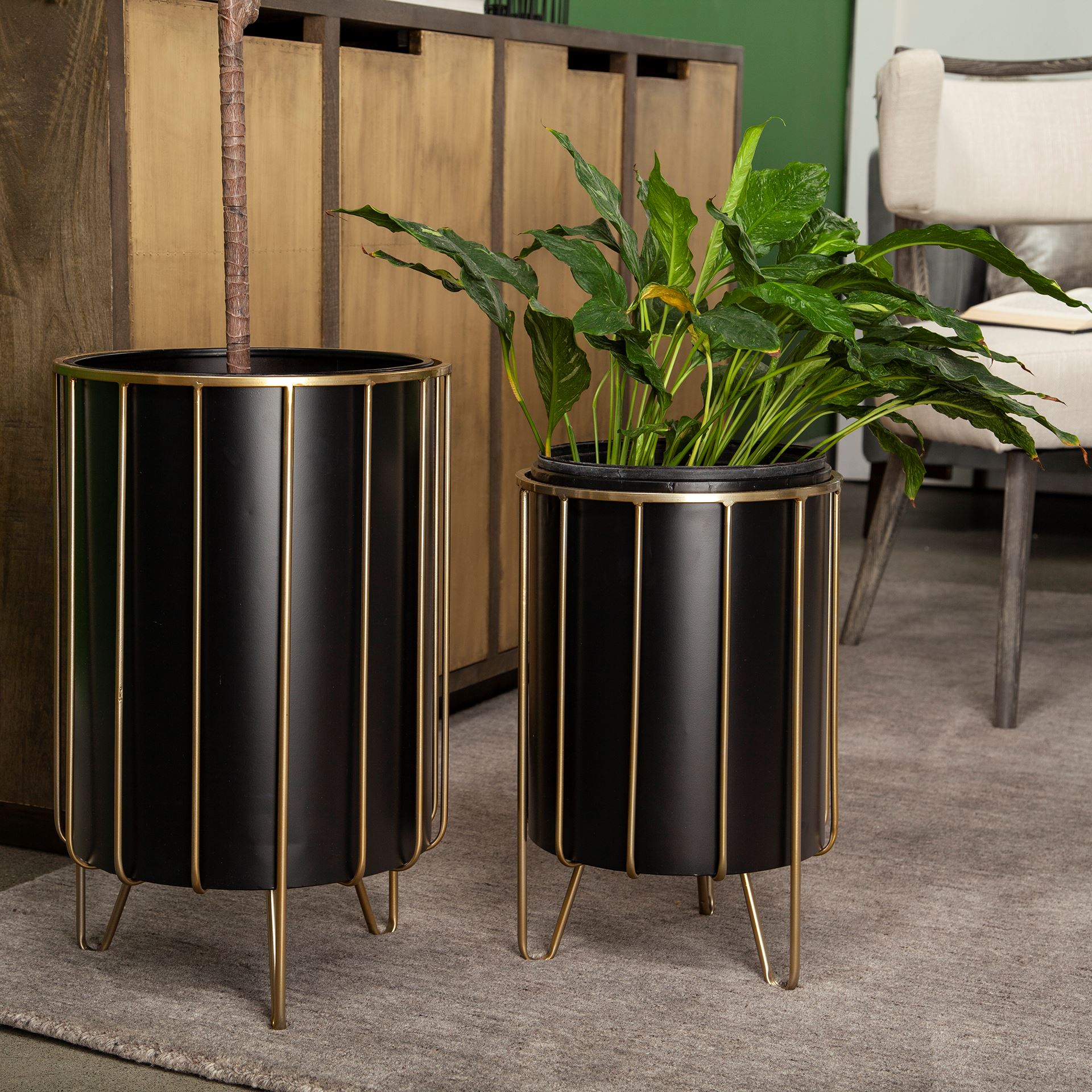 Pianta Black Metal Insert Brass Frame Plant Stands - Set of 2 Planters Mercana , Black Friday Sale Mercana Furniture Sale, Old Bones Co, Mid Century Furniture Sale, Four Hands Furniture, Black Friday Sale Pianta Black Metal Insert Brass Frame Plant Stands - Set of 2,Gus Sale, Perigold Pianta Black Metal Insert Brass Frame Plant Stands - Set of 2 Planters Black Friday Sale , Perigold Sale Pianta Black Metal Insert Brass Frame Plant Stands - Set of 2,Pianta Black Metal Insert Brass Frame Plant Stands - Set of
