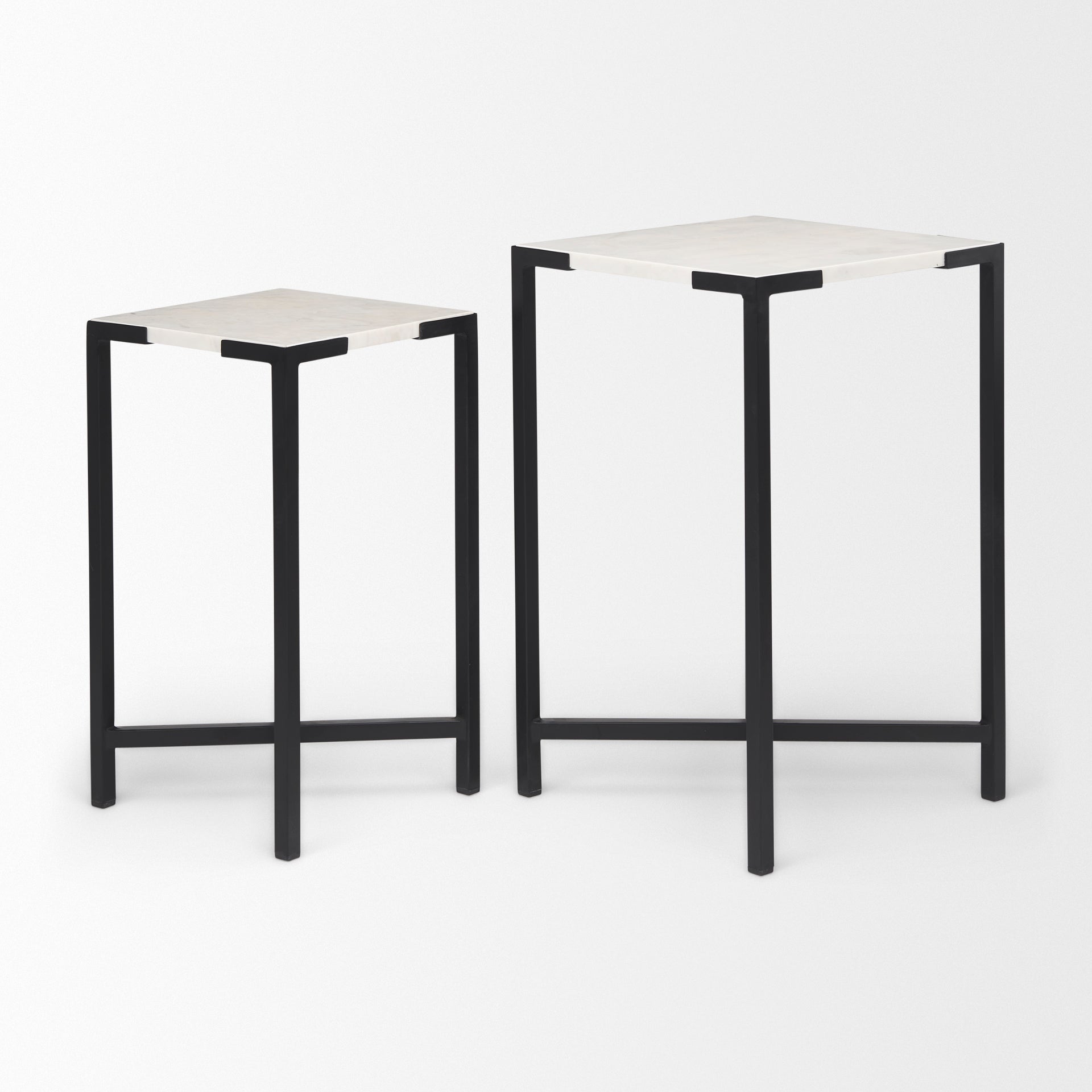Lucas III White Marble with Black Iron Frame Accent Tables - Set of 2 Side & End Tables Mercana , Black Friday Sale Mercana Furniture Sale, Old Bones Co, Mid Century Furniture Sale, Four Hands Furniture, Black Friday Sale Lucas III White Marble with Black Iron Frame Accent Tables - Set of 2,Gus Sale, Perigold Lucas III White Marble with Black Iron Frame Accent Tables - Set of 2 Side & End Tables Black Friday Sale , Perigold Sale Lucas III White Marble with Black Iron Frame Accent Tables - Set of 2,Lucas III