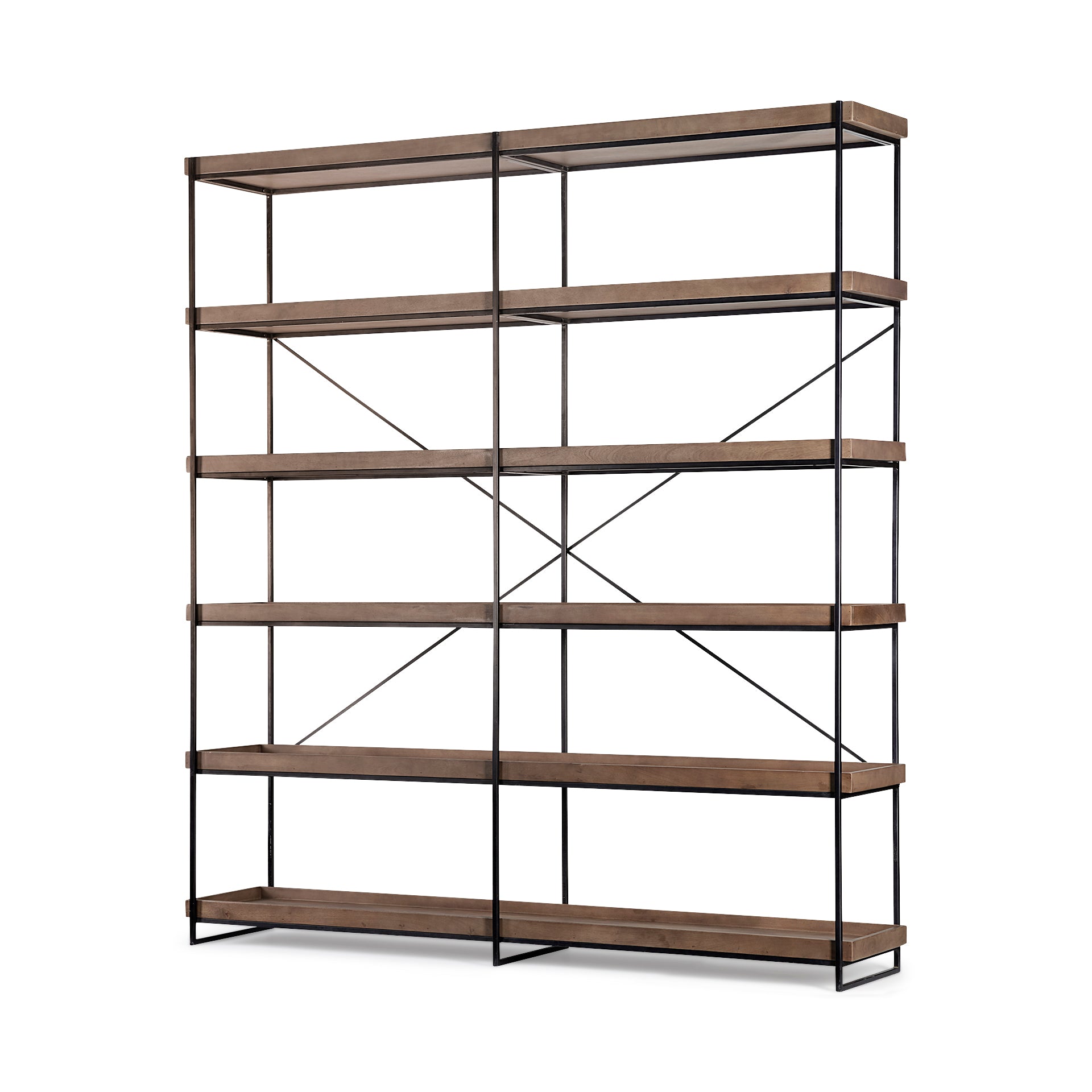 Trey IV Medium Brown Wood and Iron 5-Tray Shelf Shelving Unit Bookcases & Shelves Mercana , Black Friday Sale Mercana Furniture Sale, Old Bones Co, Mid Century Furniture Sale, Four Hands Furniture, Black Friday Sale Trey IV Medium Brown Wood and Iron 5-Tray Shelf Shelving Unit,Gus Sale, Perigold Trey IV Medium Brown Wood and Iron 5-Tray Shelf Shelving Unit Bookcases & Shelves Black Friday Sale , Perigold Sale Trey IV Medium Brown Wood and Iron 5-Tray Shelf Shelving Unit,Trey IV Medium Brown Wood and Iron 5-