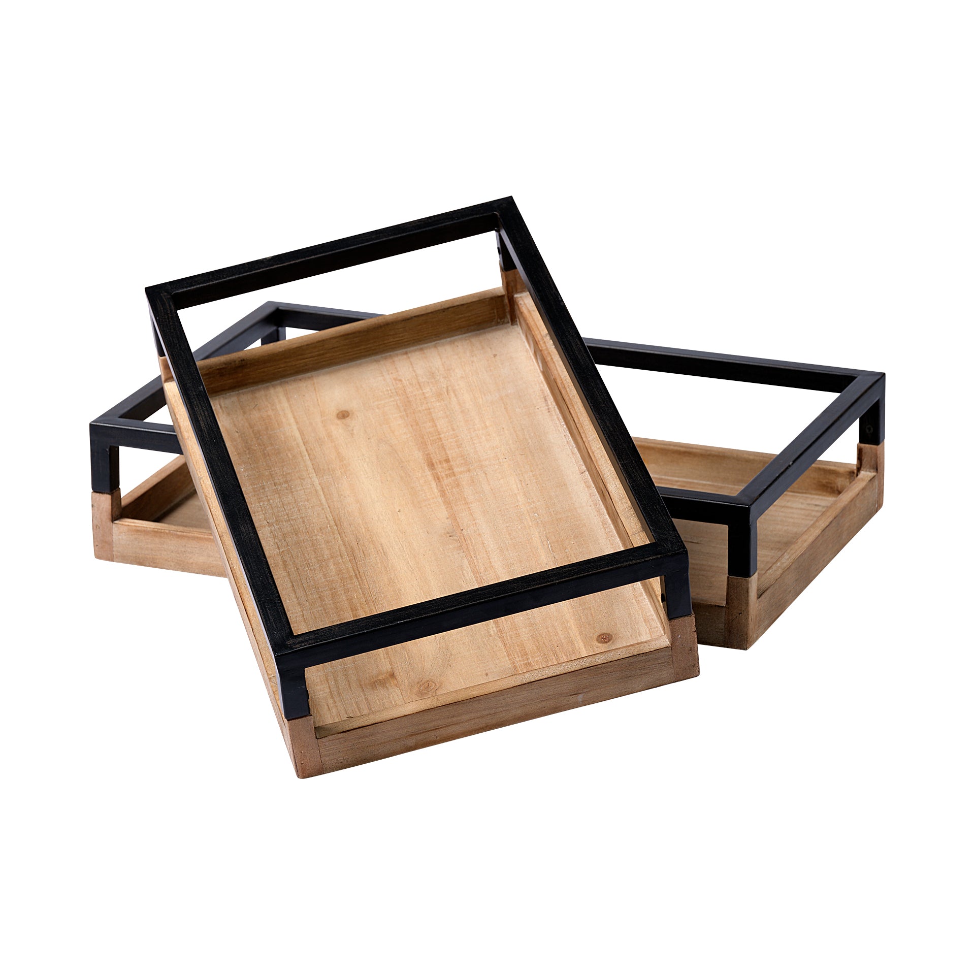Ross Natural Wood with Black Metal Nesting Trays - Set of 2 Trays & Containers Mercana , Black Friday Sale Mercana Furniture Sale, Old Bones Co, Mid Century Furniture Sale, Four Hands Furniture, Black Friday Sale Ross Natural Wood with Black Metal Nesting Trays - Set of 2,Gus Sale, Perigold Ross Natural Wood with Black Metal Nesting Trays - Set of 2 Trays & Containers Black Friday Sale , Perigold Sale Ross Natural Wood with Black Metal Nesting Trays - Set of 2,Ross Natural Wood with Black Metal Nesting Tray