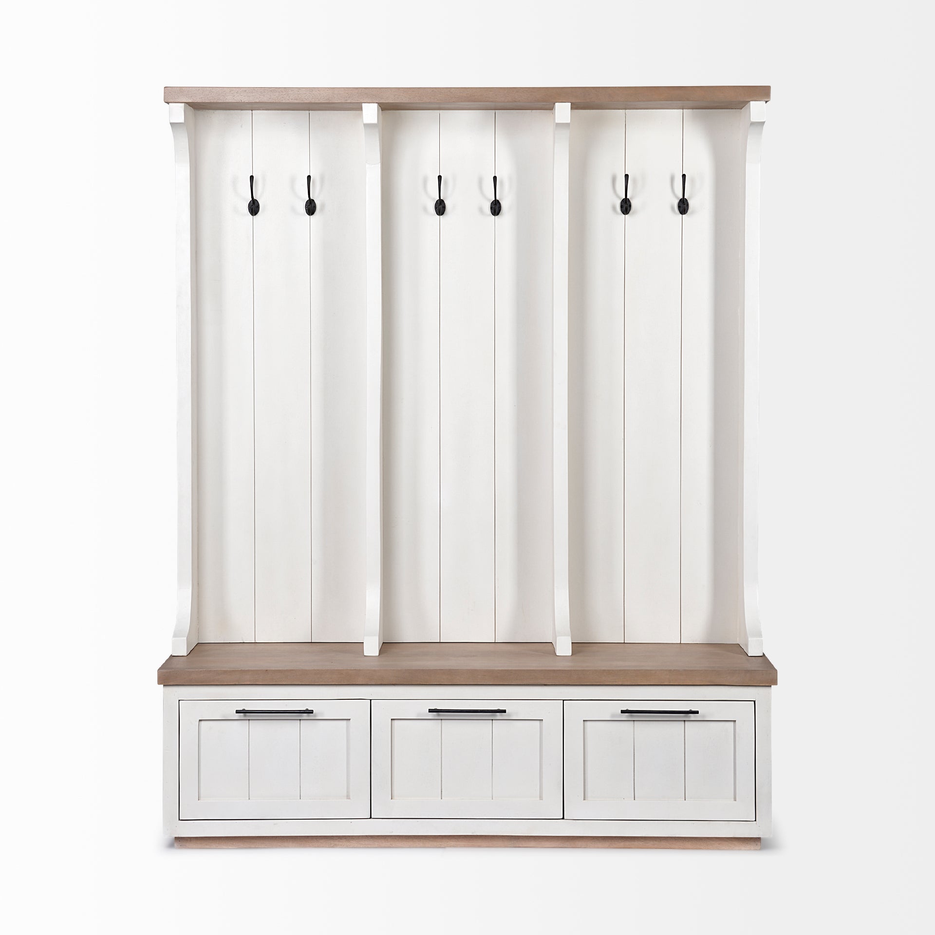 Fairview IV White and Brown Wood with Storage Hall Tree Hall Trees Mercana , Black Friday Sale Mercana Furniture Sale, Old Bones Co, Mid Century Furniture Sale, Four Hands Furniture, Black Friday Sale Fairview IV White and Brown Wood with Storage Hall Tree,Gus Sale, Perigold Fairview IV White and Brown Wood with Storage Hall Tree Hall Trees Black Friday Sale , Perigold Sale Fairview IV White and Brown Wood with Storage Hall Tree,Fairview IV White and Brown Wood with Storage Hall Tree Lulu and Georgia, Burke