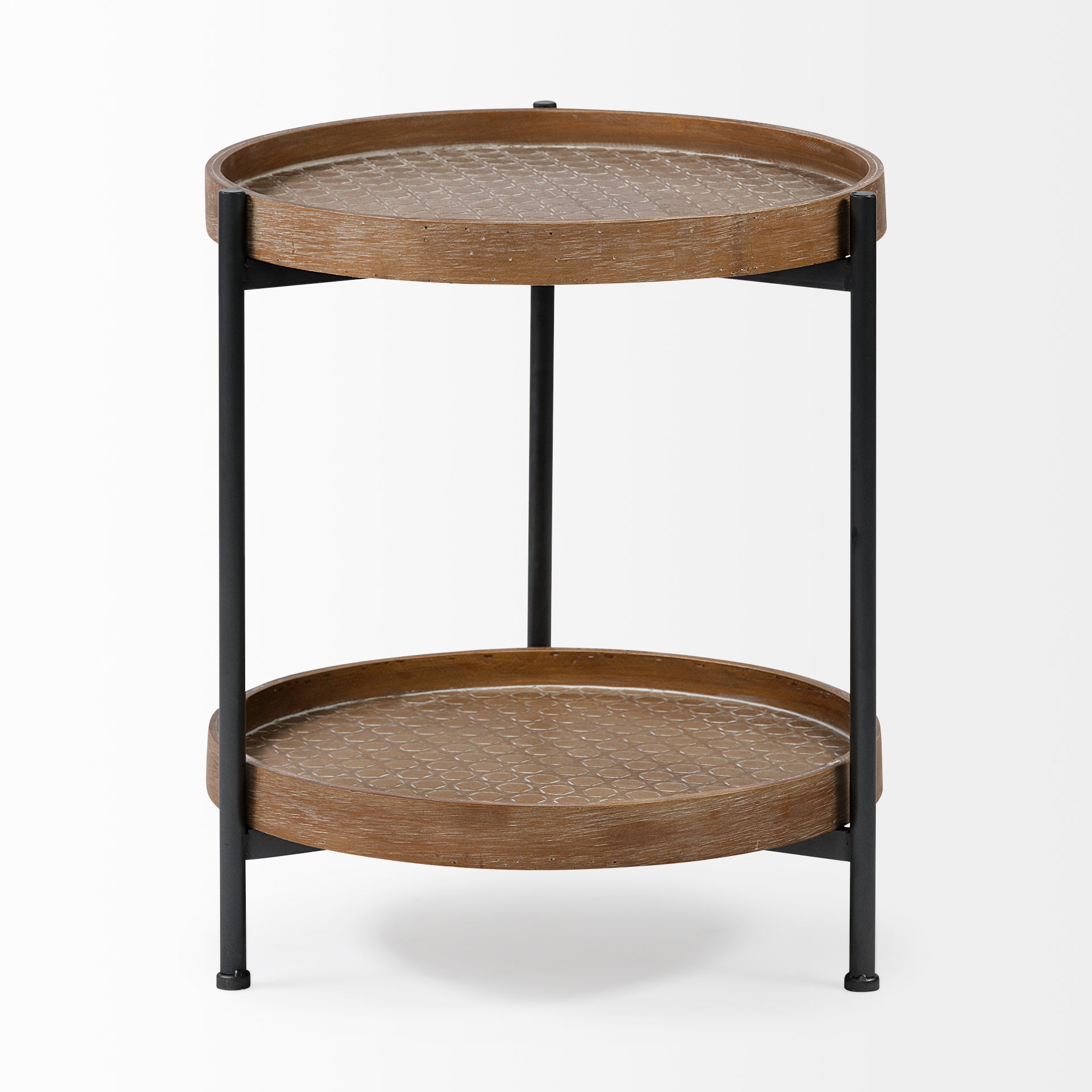 Kade Round Top Natural Brown Wood and Gray Metal Frame Tray-Style End/Side Table Side & End Tables Mercana , Black Friday Sale Mercana Furniture Sale, Old Bones Co, Mid Century Furniture Sale, Four Hands Furniture, Black Friday Sale Kade Round Top Natural Brown Wood and Gray Metal Frame Tray-Style End/Side Table,Gus Sale, Perigold Kade Round Top Natural Brown Wood and Gray Metal Frame Tray-Style End/Side Table Side & End Tables Black Friday Sale , Perigold Sale Kade Round Top Natural Brown Wood and Gray Met