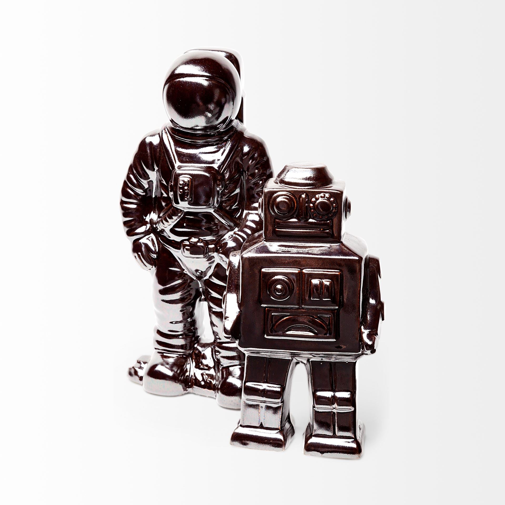 Robby Bronze Polished Robot