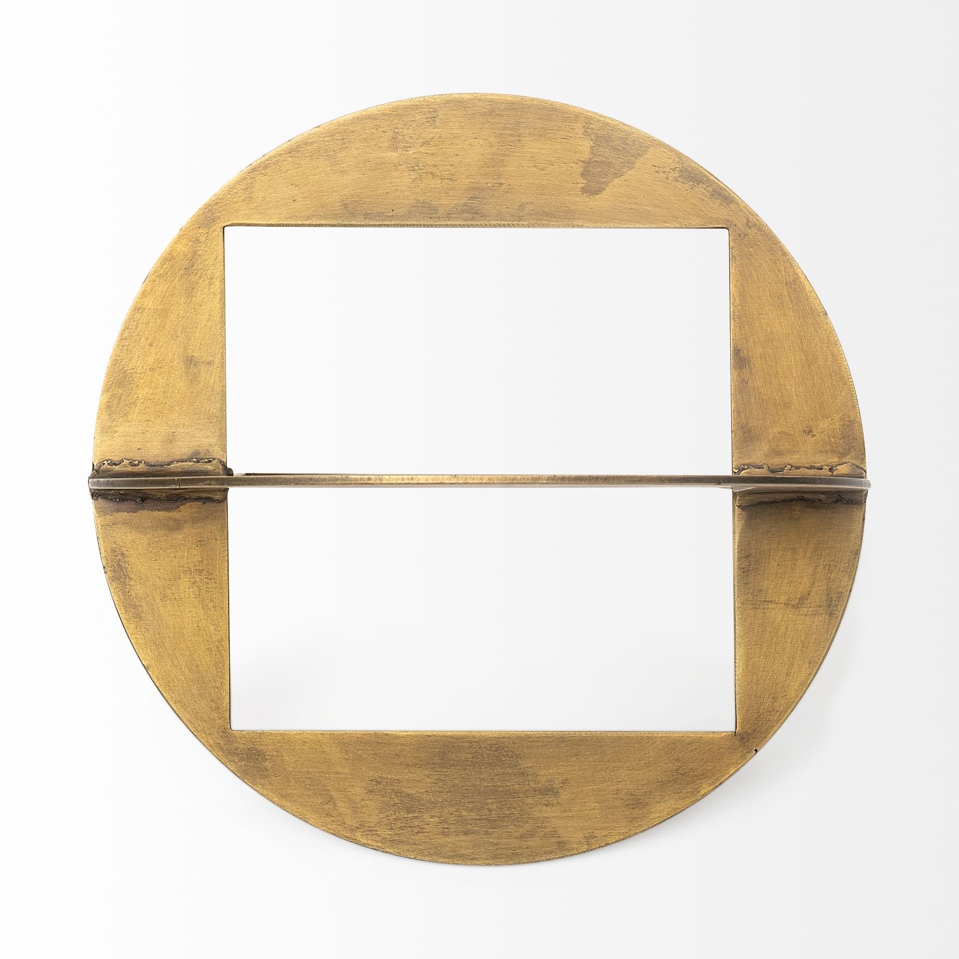 Cusco II Large Gold Geometric Decorative Object