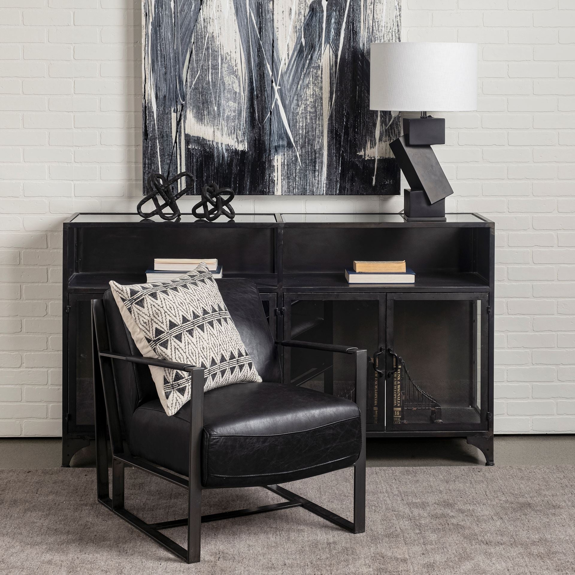 Pender Black Metal Glass Door Display Cabinet Credenzas & Sideboards Mercana , Black Friday Sale Mercana Furniture Sale, Old Bones Co, Mid Century Furniture Sale, Four Hands Furniture, Black Friday Sale Pender Black Metal Glass Door Display Cabinet,Gus Sale, Perigold Pender Black Metal Glass Door Display Cabinet Credenzas & Sideboards Black Friday Sale , Perigold Sale Pender Black Metal Glass Door Display Cabinet,Pender Black Metal Glass Door Display Cabinet Lulu and Georgia, Burke Decor Sale Pender Black M