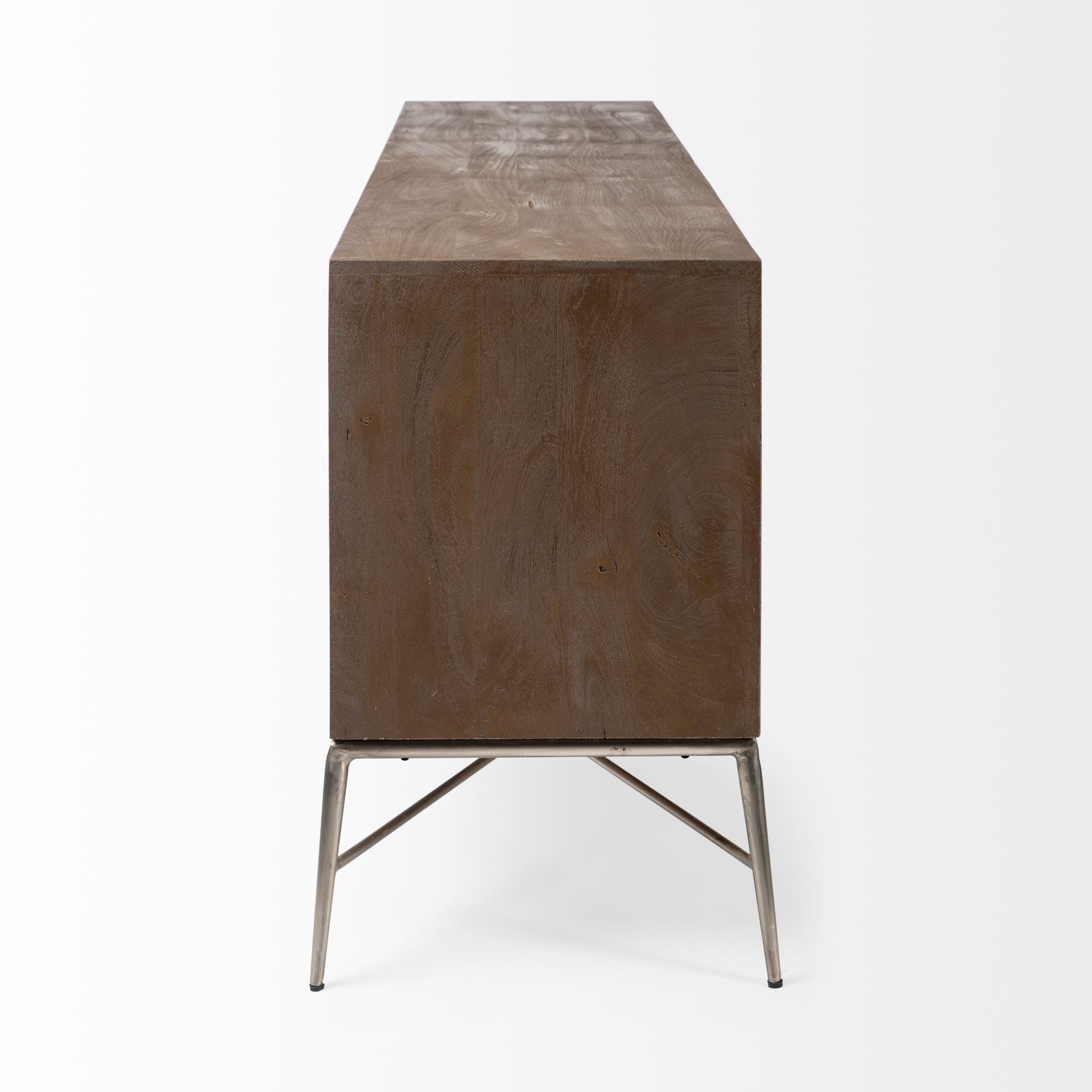 Swordfish 2-Tone Brown Wood Cabinet Silver Metal Base 4-Cabinet Door Sideboard Credenzas & Sideboards Mercana , Black Friday Sale Mercana Furniture Sale, Old Bones Co, Mid Century Furniture Sale, Four Hands Furniture, Black Friday Sale Swordfish 2-Tone Brown Wood Cabinet Silver Metal Base 4-Cabinet Door Sideboard,Gus Sale, Perigold Swordfish 2-Tone Brown Wood Cabinet Silver Metal Base 4-Cabinet Door Sideboard Credenzas & Sideboards Black Friday Sale , Perigold Sale Swordfish 2-Tone Brown Wood Cabinet Silver