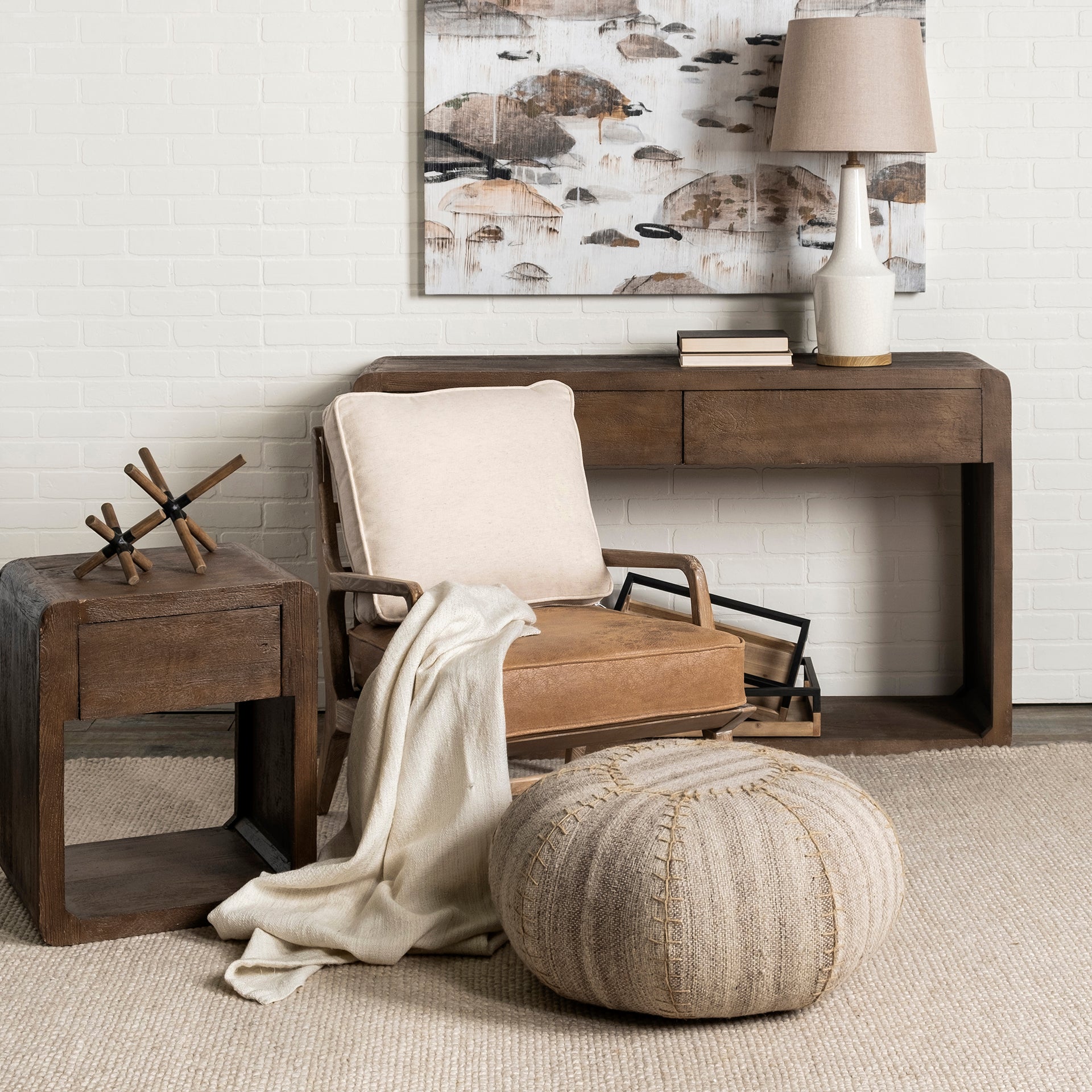 Harman II Cream Fabric and Brown Leather Seat Accent Chair Accent Chairs Mercana , Black Friday Sale Mercana Furniture Sale, Old Bones Co, Mid Century Furniture Sale, Four Hands Furniture, Black Friday Sale Harman II Cream Fabric and Brown Leather Seat Accent Chair,Gus Sale, Perigold Harman II Cream Fabric and Brown Leather Seat Accent Chair Accent Chairs Black Friday Sale , Perigold Sale Harman II Cream Fabric and Brown Leather Seat Accent Chair,Harman II Cream Fabric and Brown Leather Seat Accent Chair Lu