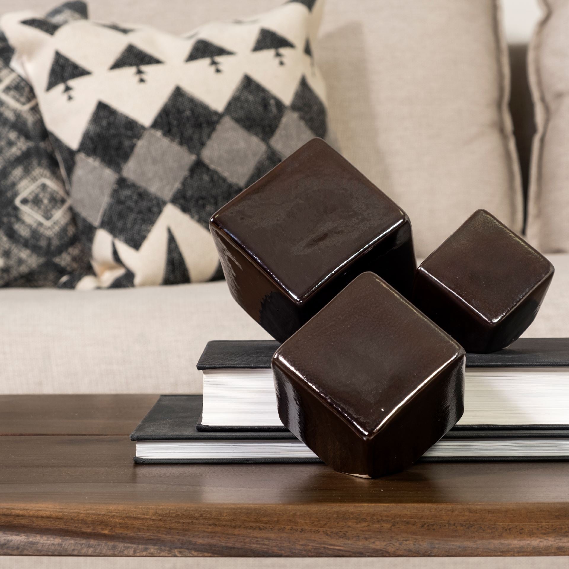 Mayweather Black Geometric Ceramic Cubes - Set of 3 Decorative Objects Mercana , Black Friday Sale Mercana Furniture Sale, Old Bones Co, Mid Century Furniture Sale, Four Hands Furniture, Black Friday Sale Mayweather Black Geometric Ceramic Cubes - Set of 3,Gus Sale, Perigold Mayweather Black Geometric Ceramic Cubes - Set of 3 Decorative Objects Black Friday Sale , Perigold Sale Mayweather Black Geometric Ceramic Cubes - Set of 3,Mayweather Black Geometric Ceramic Cubes - Set of 3 Lulu and Georgia, Burke Dec