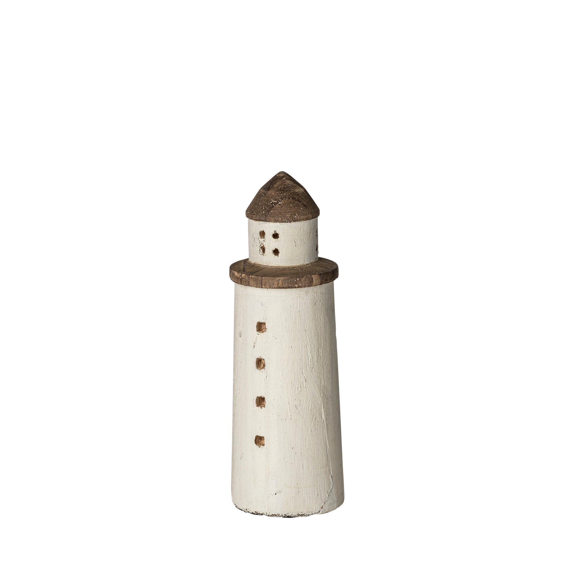 Abner Small White Wooden Coastal Lighthouse