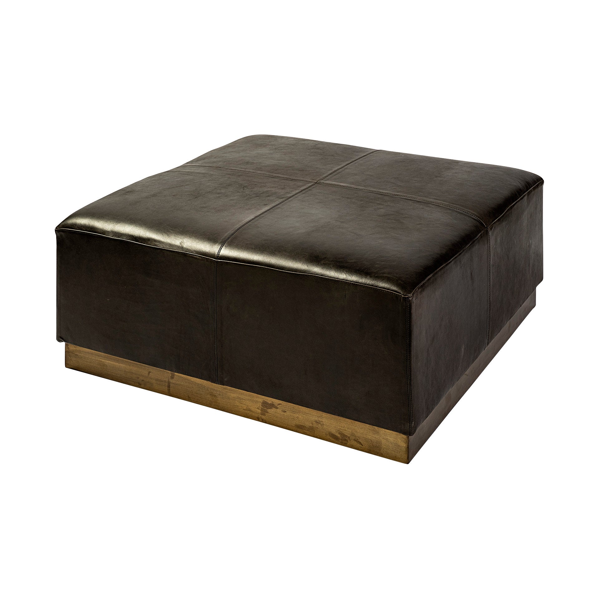 Minara Square Black Leather Wrapped with Metal Base Ottoman Ottomans & Stools Mercana , Black Friday Sale Mercana Furniture Sale, Old Bones Co, Mid Century Furniture Sale, Four Hands Furniture, Black Friday Sale Minara Square Black Leather Wrapped with Metal Base Ottoman,Gus Sale, Perigold Minara Square Black Leather Wrapped with Metal Base Ottoman Ottomans & Stools Black Friday Sale , Perigold Sale Minara Square Black Leather Wrapped with Metal Base Ottoman,Minara Square Black Leather Wrapped with Metal Ba