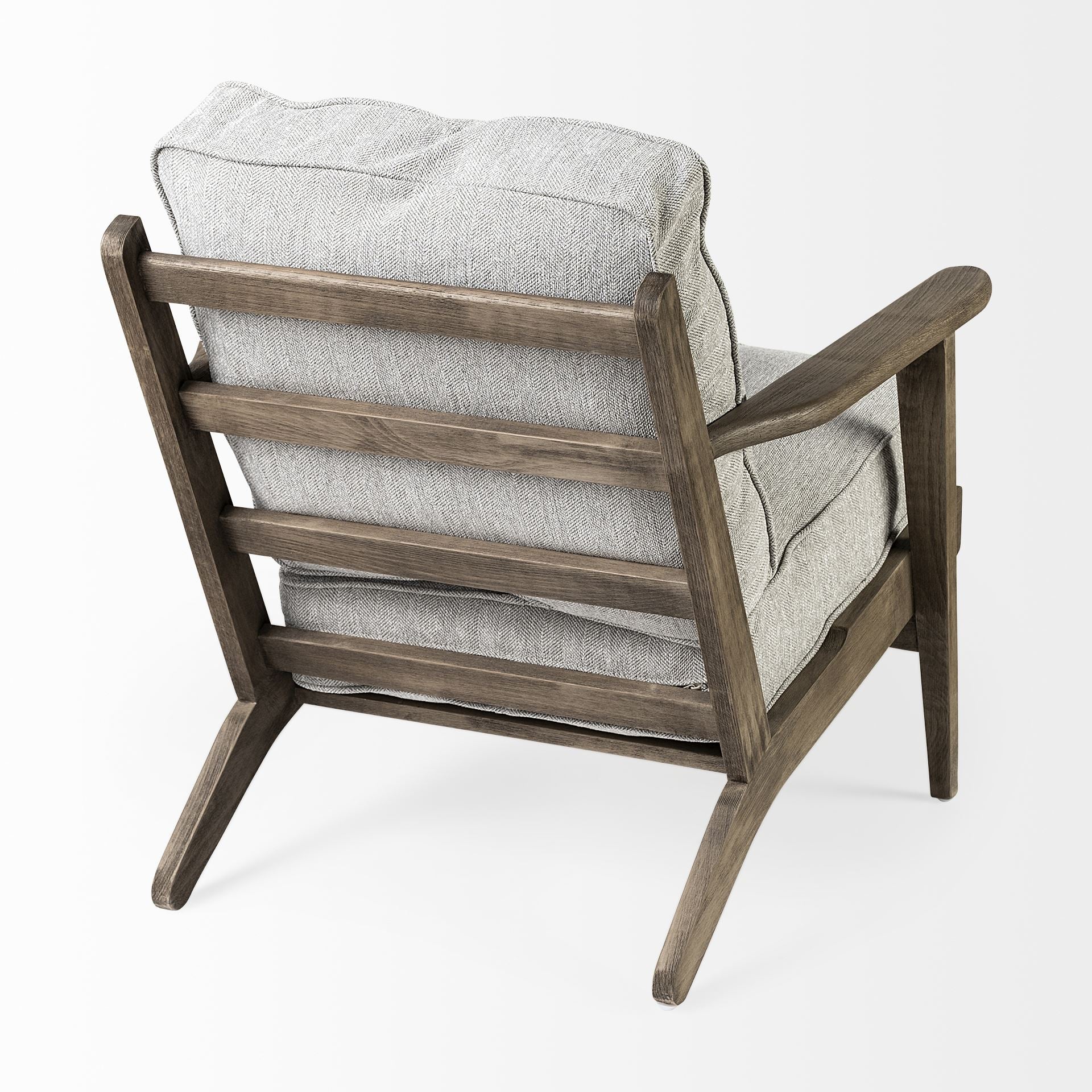 Olympus Fabric Covered Wooden Frame Accent Chair