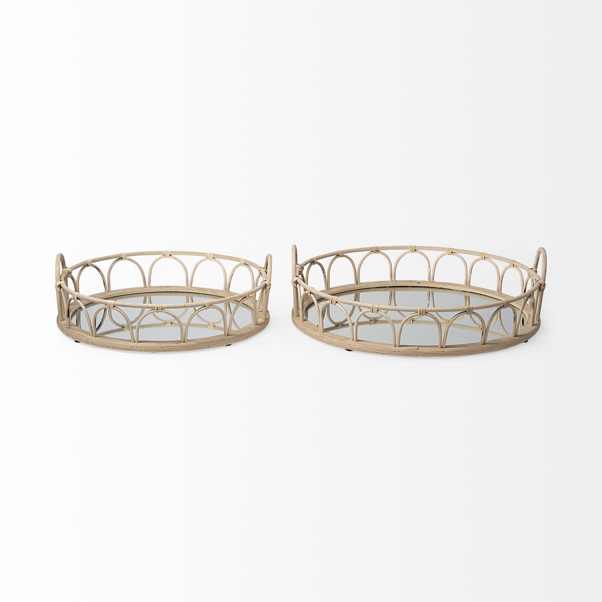 Leona Natural Wicker Woven Mirrored Base Nesting Trays - Set of 2 Trays & Containers Mercana , Black Friday Sale Mercana Furniture Sale, Old Bones Co, Mid Century Furniture Sale, Four Hands Furniture, Black Friday Sale Leona Natural Wicker Woven Mirrored Base Nesting Trays - Set of 2,Gus Sale, Perigold Leona Natural Wicker Woven Mirrored Base Nesting Trays - Set of 2 Trays & Containers Black Friday Sale , Perigold Sale Leona Natural Wicker Woven Mirrored Base Nesting Trays - Set of 2,Leona Natural Wicker Wo