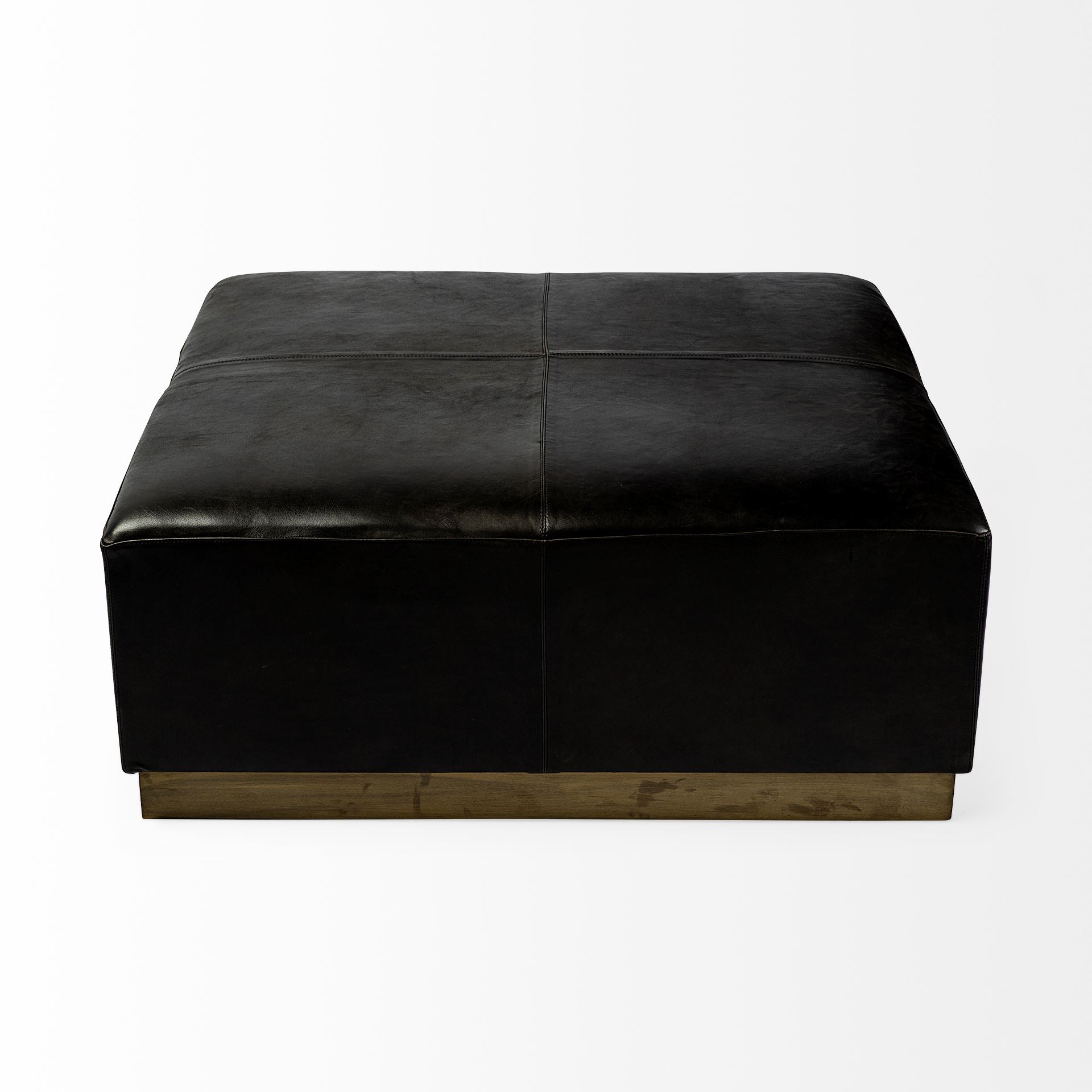Minara Square Black Leather Wrapped with Metal Base Ottoman Ottomans & Stools Mercana , Black Friday Sale Mercana Furniture Sale, Old Bones Co, Mid Century Furniture Sale, Four Hands Furniture, Black Friday Sale Minara Square Black Leather Wrapped with Metal Base Ottoman,Gus Sale, Perigold Minara Square Black Leather Wrapped with Metal Base Ottoman Ottomans & Stools Black Friday Sale , Perigold Sale Minara Square Black Leather Wrapped with Metal Base Ottoman,Minara Square Black Leather Wrapped with Metal Ba