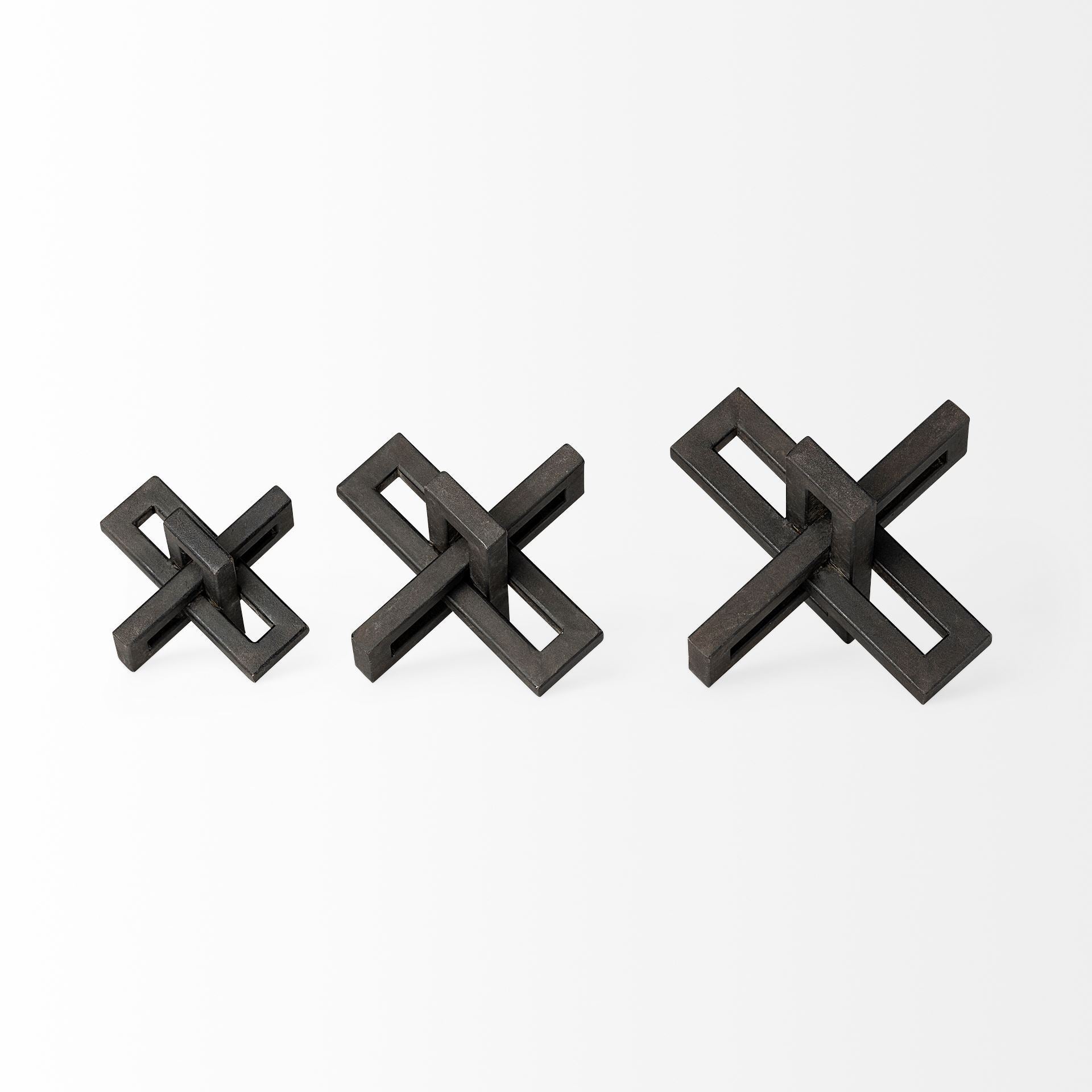 Aleph Black Metal Small Medium & Large Jacks Object - Set of 3 Decorative Objects Mercana , Black Friday Sale Mercana Furniture Sale, Old Bones Co, Mid Century Furniture Sale, Four Hands Furniture, Black Friday Sale Aleph Black Metal Small Medium & Large Jacks Object - Set of 3,Gus Sale, Perigold Aleph Black Metal Small Medium & Large Jacks Object - Set of 3 Decorative Objects Black Friday Sale , Perigold Sale Aleph Black Metal Small Medium & Large Jacks Object - Set of 3,Aleph Black Metal Small Medium & La