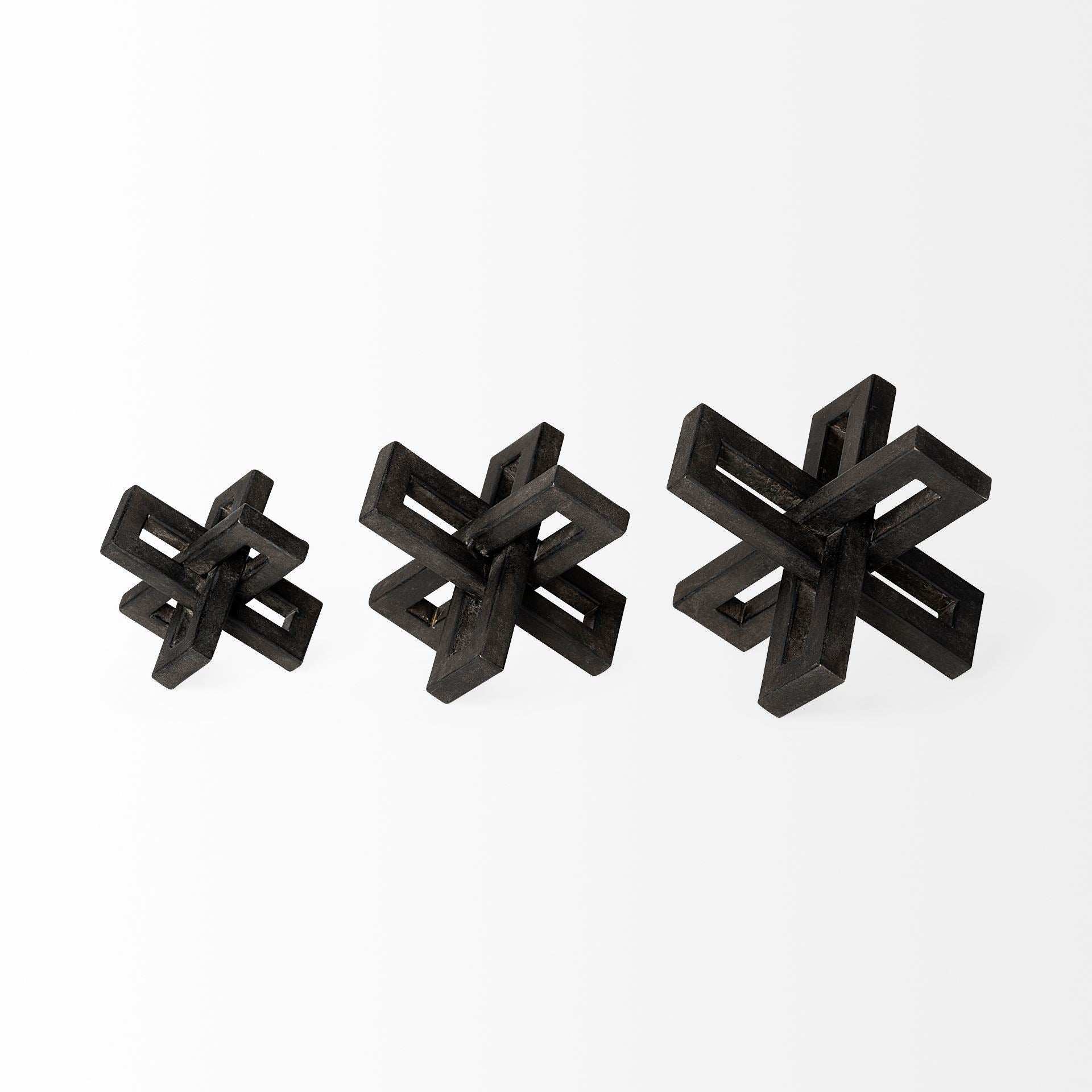 Aleph Black Metal Small Medium & Large Jacks Object - Set of 3 Decorative Objects Mercana , Black Friday Sale Mercana Furniture Sale, Old Bones Co, Mid Century Furniture Sale, Four Hands Furniture, Black Friday Sale Aleph Black Metal Small Medium & Large Jacks Object - Set of 3,Gus Sale, Perigold Aleph Black Metal Small Medium & Large Jacks Object - Set of 3 Decorative Objects Black Friday Sale , Perigold Sale Aleph Black Metal Small Medium & Large Jacks Object - Set of 3,Aleph Black Metal Small Medium & La