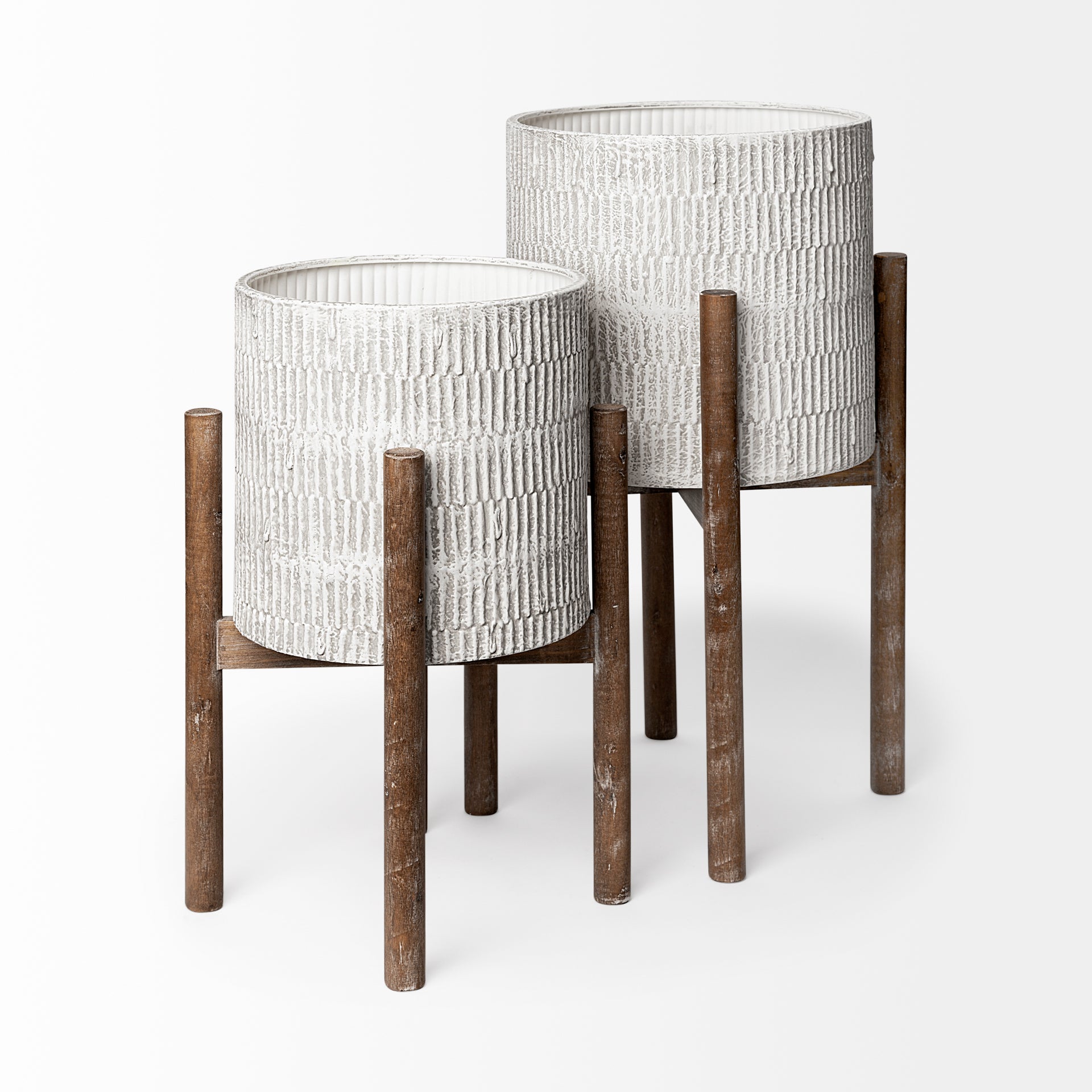 Groot Eggshell Ceramic Wooden Base Plant Stands - Set of 2 Planters Mercana , Black Friday Sale Mercana Furniture Sale, Old Bones Co, Mid Century Furniture Sale, Four Hands Furniture, Black Friday Sale Groot Eggshell Ceramic Wooden Base Plant Stands - Set of 2,Gus Sale, Perigold Groot Eggshell Ceramic Wooden Base Plant Stands - Set of 2 Planters Black Friday Sale , Perigold Sale Groot Eggshell Ceramic Wooden Base Plant Stands - Set of 2,Groot Eggshell Ceramic Wooden Base Plant Stands - Set of 2 Lulu and Geo