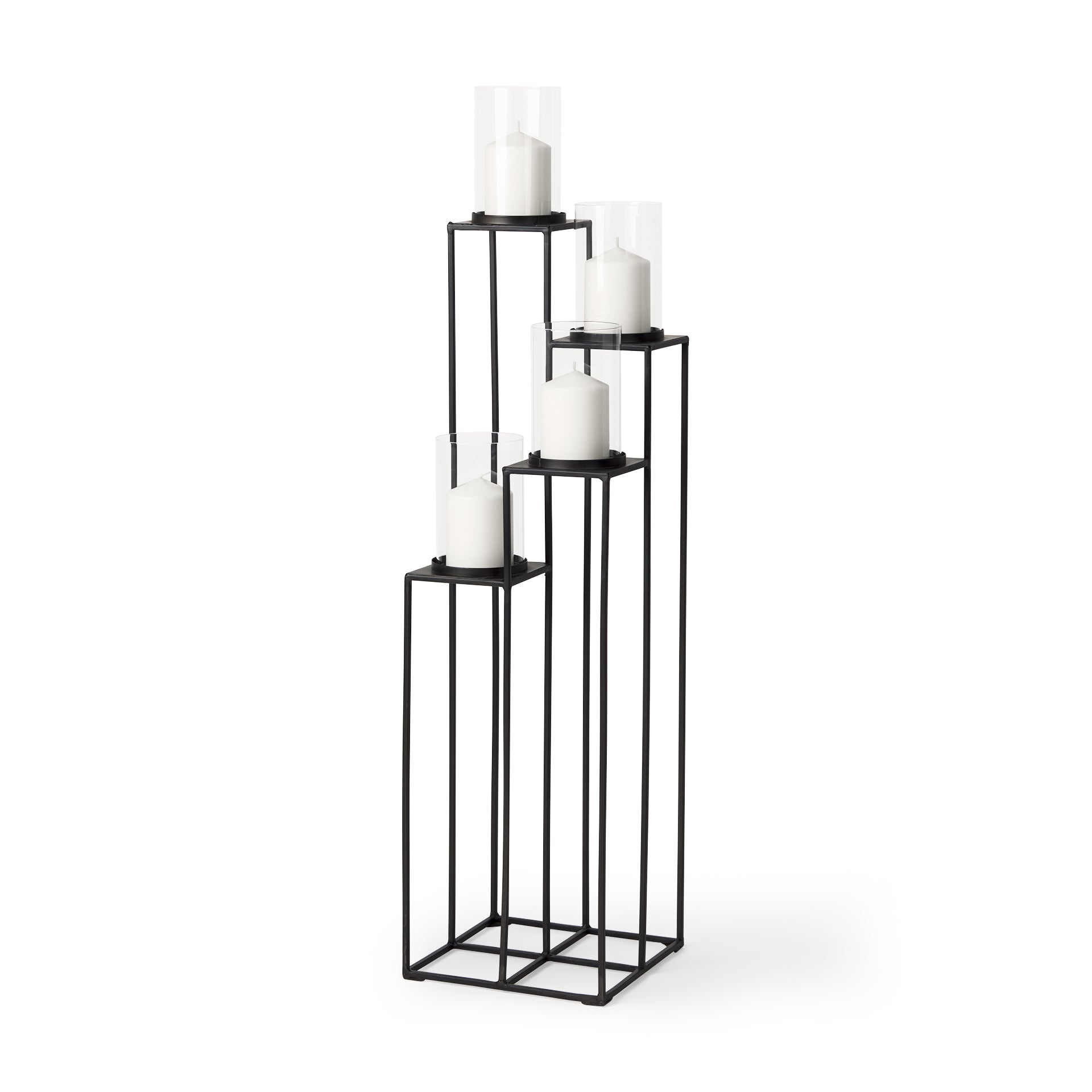 Cindy 4-Tier Matte Black Metal with Hurricane Glass Pillar Candle Floor Lantern Candle Holders Mercana , Black Friday Sale Mercana Furniture Sale, Old Bones Co, Mid Century Furniture Sale, Four Hands Furniture, Black Friday Sale Cindy 4-Tier Matte Black Metal with Hurricane Glass Pillar Candle Floor Lantern,Gus Sale, Perigold Cindy 4-Tier Matte Black Metal with Hurricane Glass Pillar Candle Floor Lantern Candle Holders Black Friday Sale , Perigold Sale Cindy 4-Tier Matte Black Metal with Hurricane Glass Pil