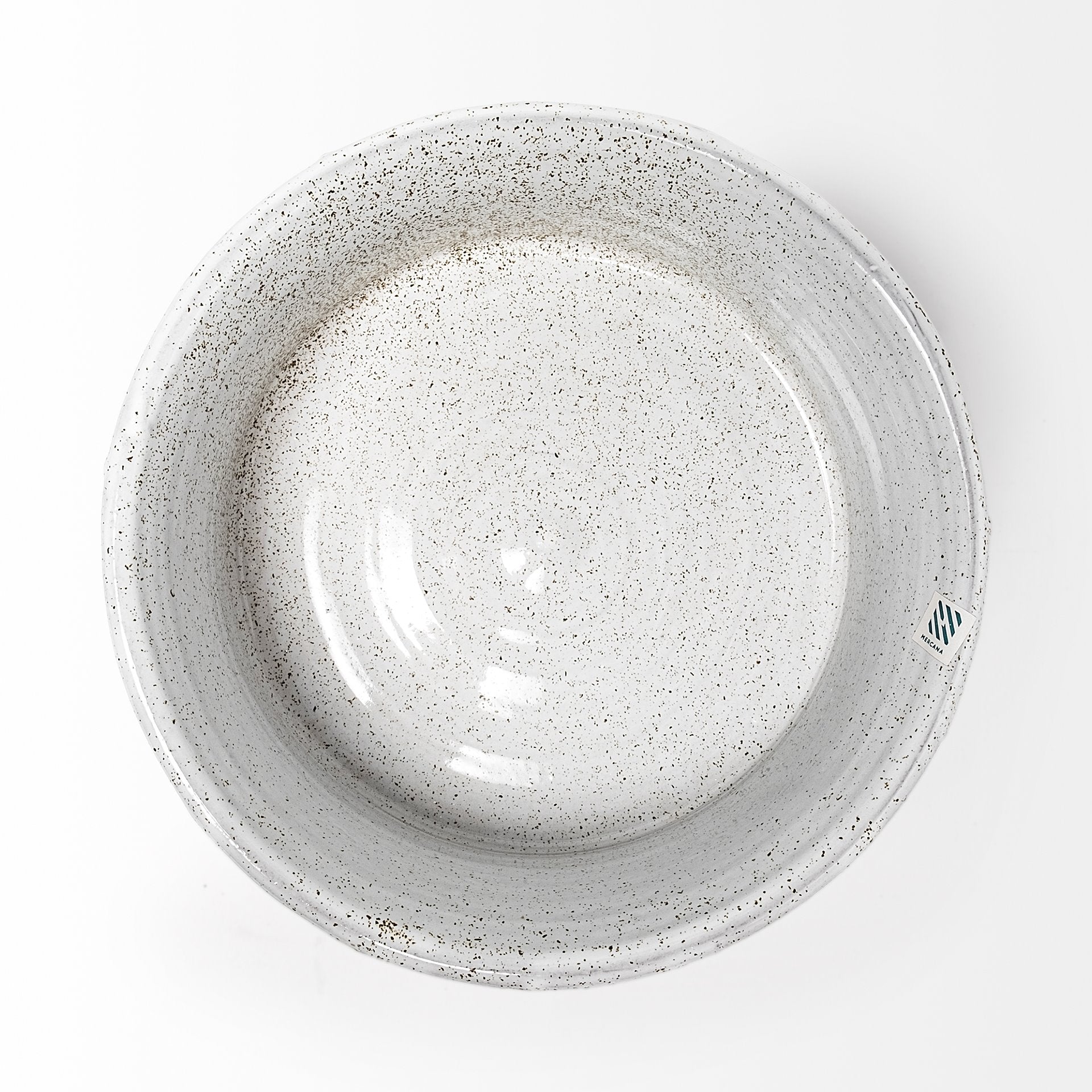 Silone White Ceramic Bowl