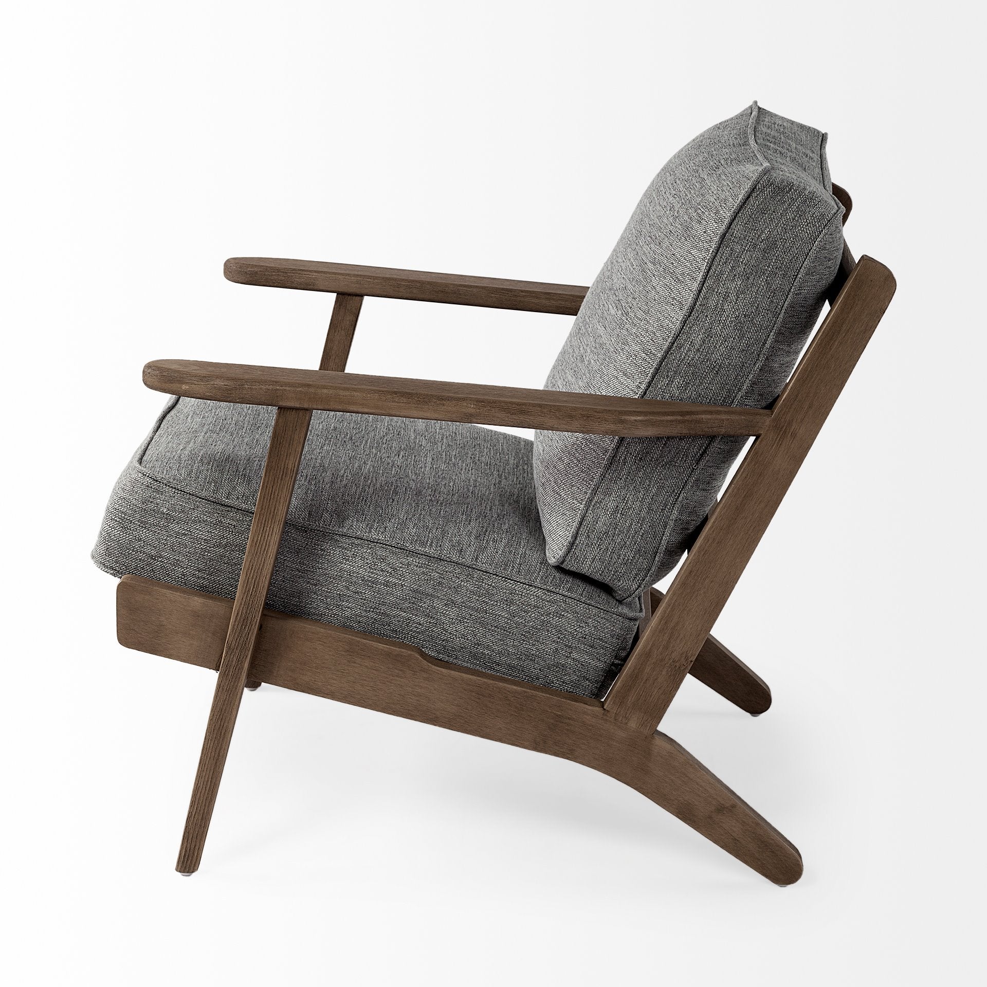Olympus Fabric Covered Wooden Frame Accent Chair