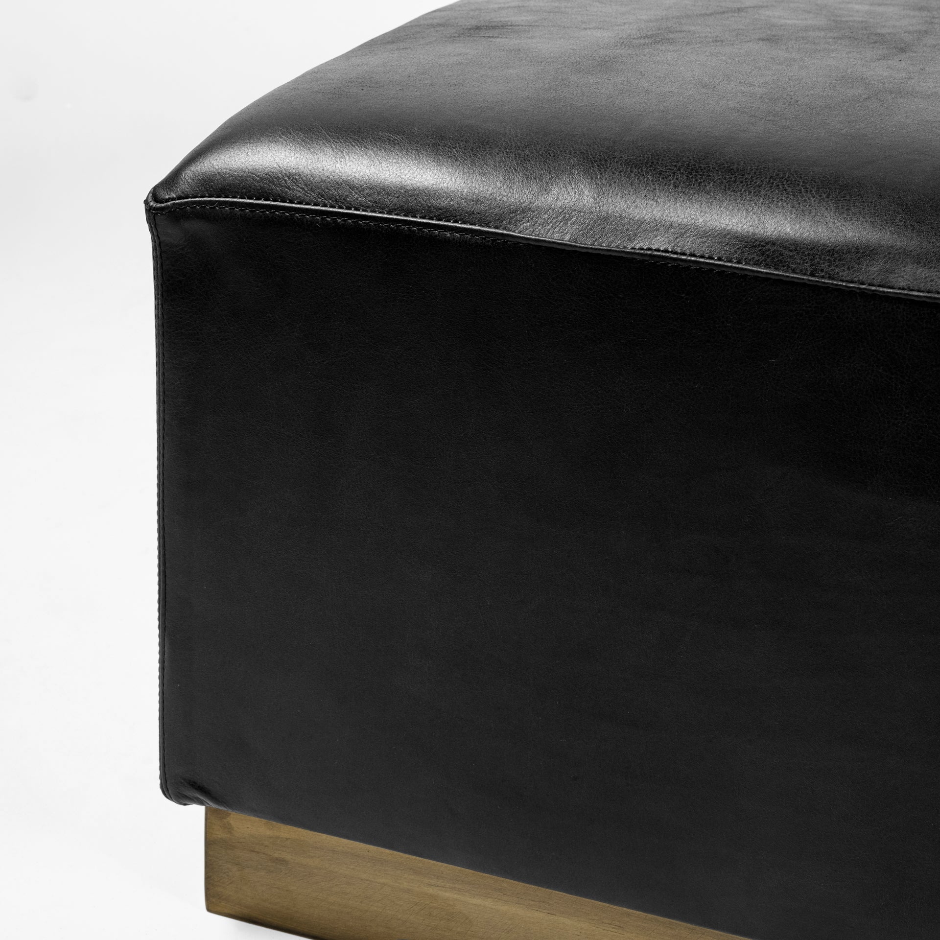 Minara Square Black Leather Wrapped with Metal Base Ottoman Ottomans & Stools Mercana , Black Friday Sale Mercana Furniture Sale, Old Bones Co, Mid Century Furniture Sale, Four Hands Furniture, Black Friday Sale Minara Square Black Leather Wrapped with Metal Base Ottoman,Gus Sale, Perigold Minara Square Black Leather Wrapped with Metal Base Ottoman Ottomans & Stools Black Friday Sale , Perigold Sale Minara Square Black Leather Wrapped with Metal Base Ottoman,Minara Square Black Leather Wrapped with Metal Ba
