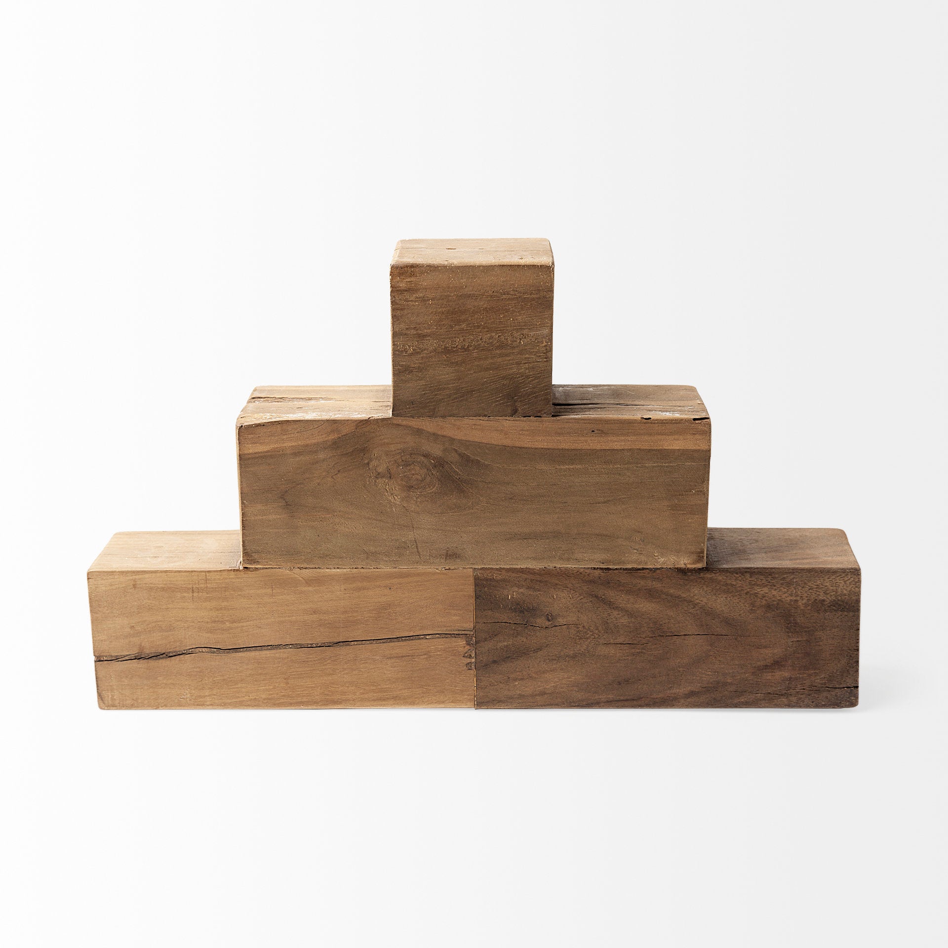 Rubik Natural Wooden Cube Display Object