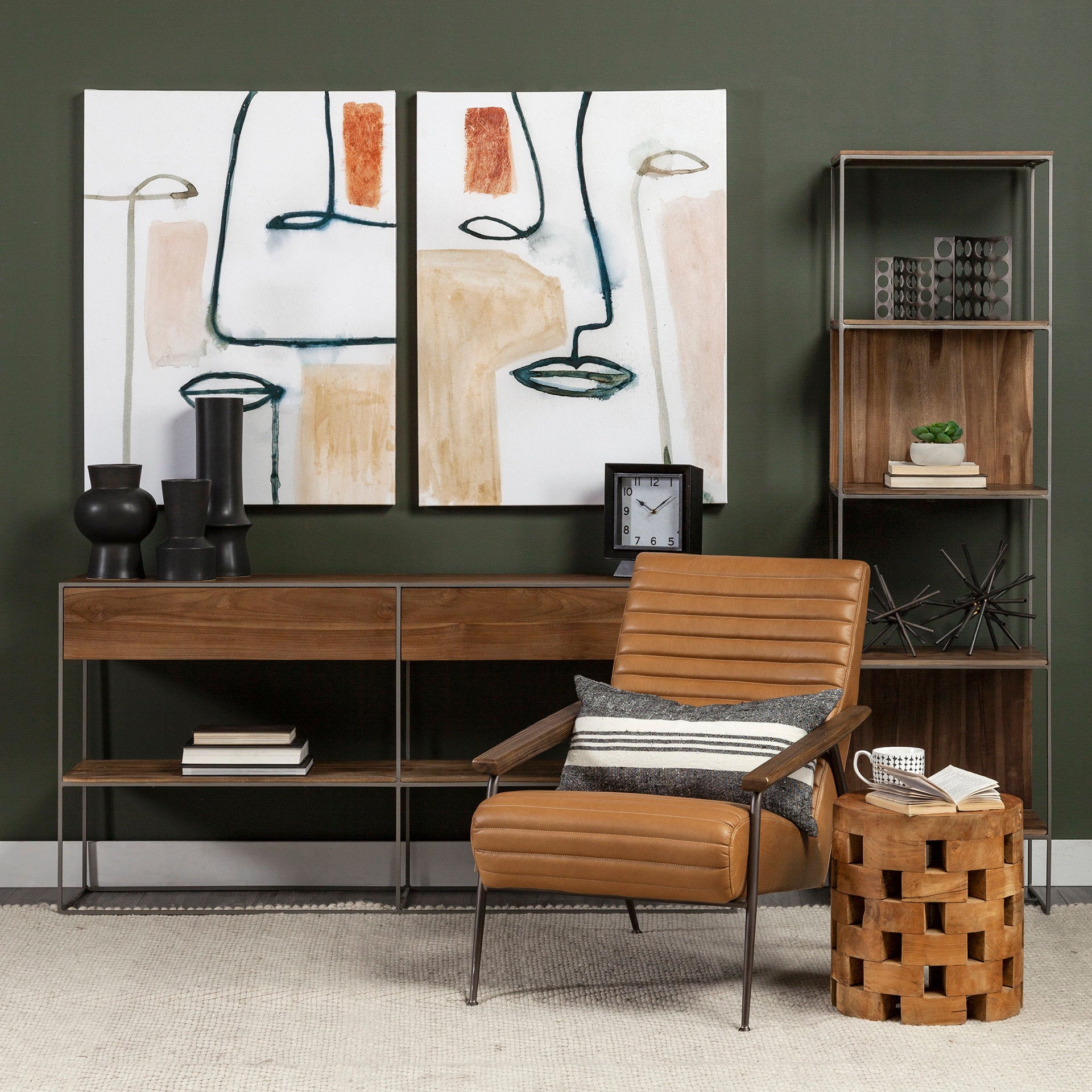 Morris II Brown Wood and Silver Metal Frame 4-Shelf Shelving Unit Bookcases & Shelves Mercana , Black Friday Sale Mercana Furniture Sale, Old Bones Co, Mid Century Furniture Sale, Four Hands Furniture, Black Friday Sale Morris II Brown Wood and Silver Metal Frame 4-Shelf Shelving Unit,Gus Sale, Perigold Morris II Brown Wood and Silver Metal Frame 4-Shelf Shelving Unit Bookcases & Shelves Black Friday Sale , Perigold Sale Morris II Brown Wood and Silver Metal Frame 4-Shelf Shelving Unit,Morris II Brown Wood