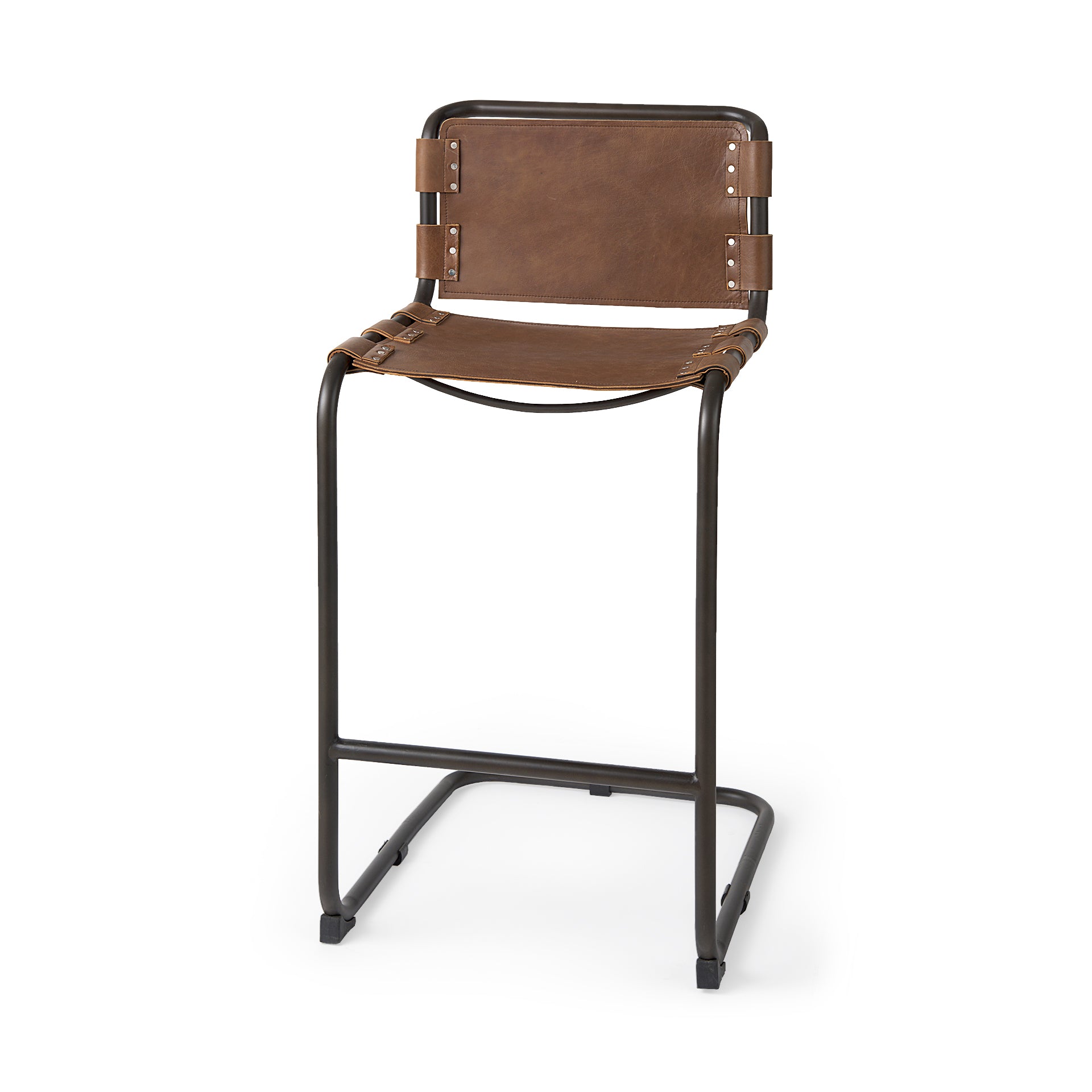 Berbick 43"H Iron Frame Bar Stool