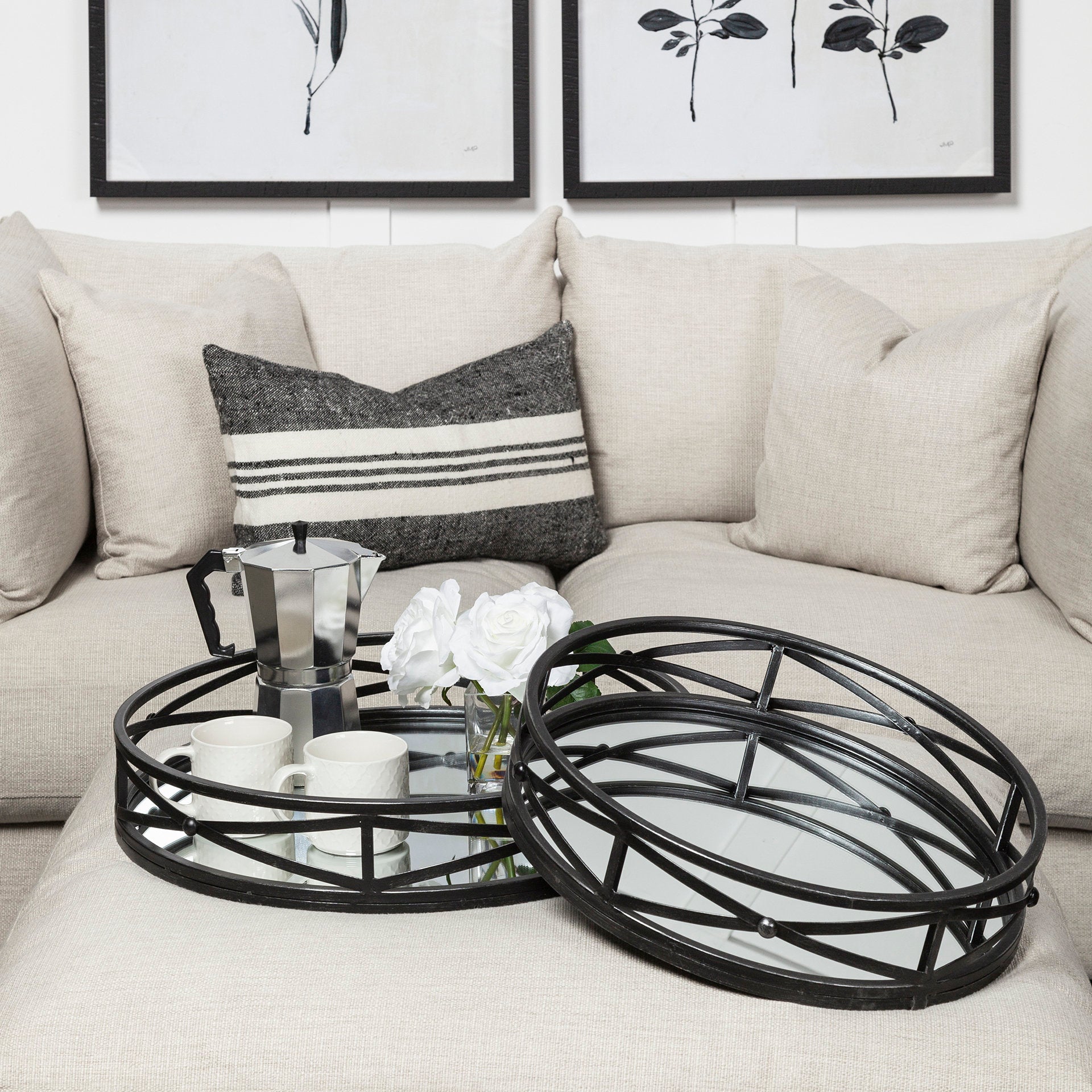 Piers Black Metal Mirrored Round Trays - Set of 2 Trays & Containers Mercana , Black Friday Sale Mercana Furniture Sale, Old Bones Co, Mid Century Furniture Sale, Four Hands Furniture, Black Friday Sale Piers Black Metal Mirrored Round Trays - Set of 2,Gus Sale, Perigold Piers Black Metal Mirrored Round Trays - Set of 2 Trays & Containers Black Friday Sale , Perigold Sale Piers Black Metal Mirrored Round Trays - Set of 2,Piers Black Metal Mirrored Round Trays - Set of 2 Lulu and Georgia, Burke Decor Sale Pi