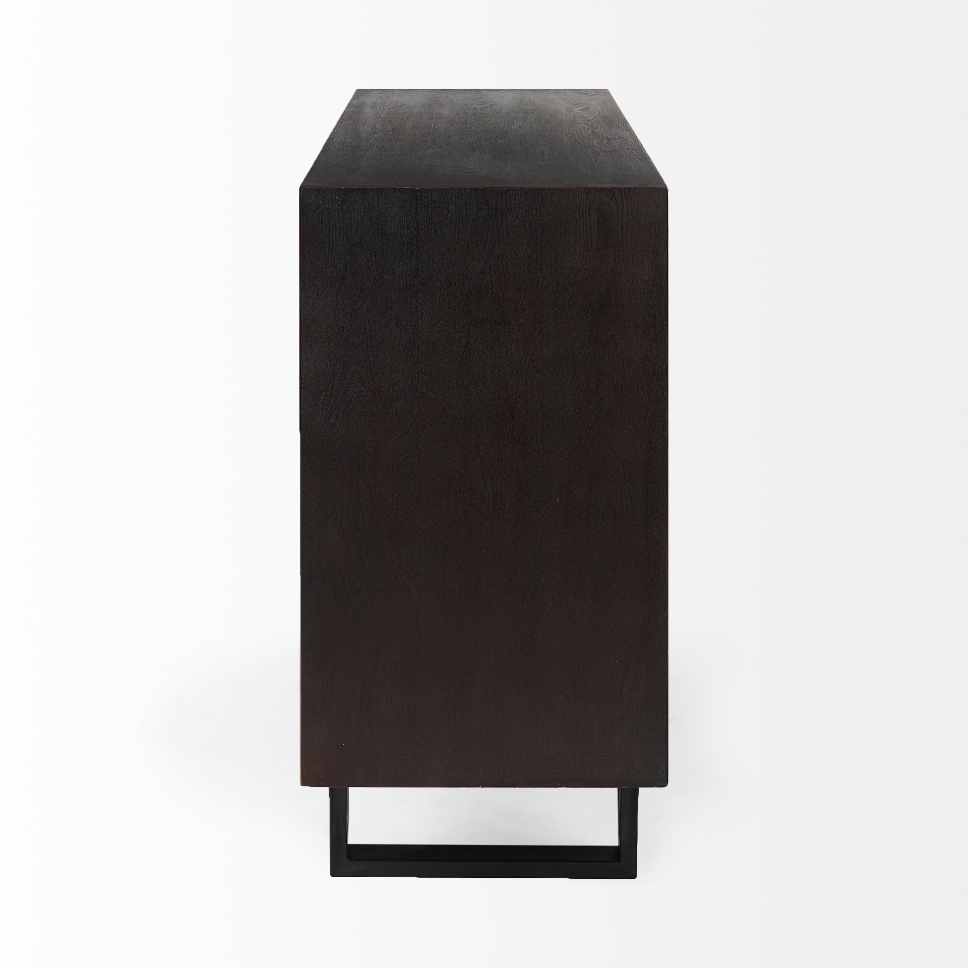 Giselle I Dark Brown Fir Veneer 3 Drawer Accent Cabinet