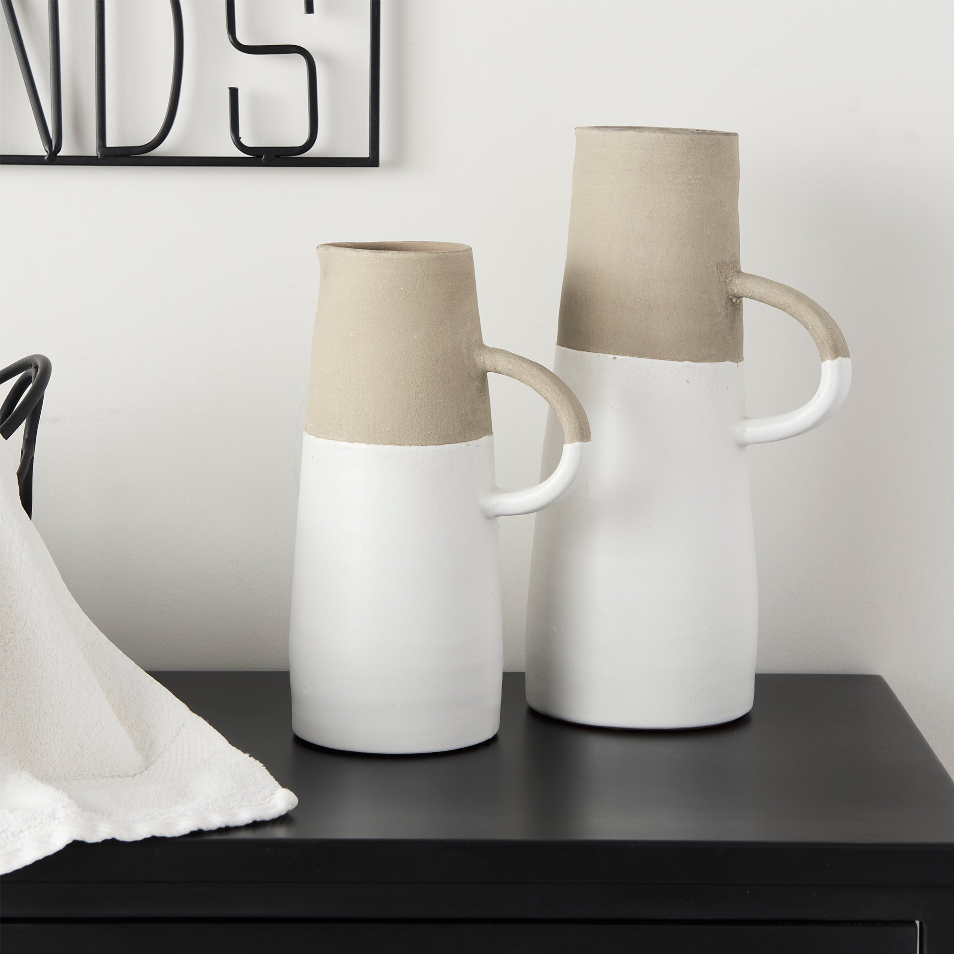 Garand 2-Toned White Natural Ceramic Jug Jugs Mercana , Black Friday Sale Mercana Furniture Sale, Old Bones Co, Mid Century Furniture Sale, Four Hands Furniture, Black Friday Sale Garand 2-Toned White Natural Ceramic Jug,Gus Sale, Perigold Garand 2-Toned White Natural Ceramic Jug Jugs Black Friday Sale , Perigold Sale Garand 2-Toned White Natural Ceramic Jug,Garand 2-Toned White Natural Ceramic Jug Lulu and Georgia, Burke Decor Sale Garand 2-Toned White Natural Ceramic Jug, www.oldbonesco.com