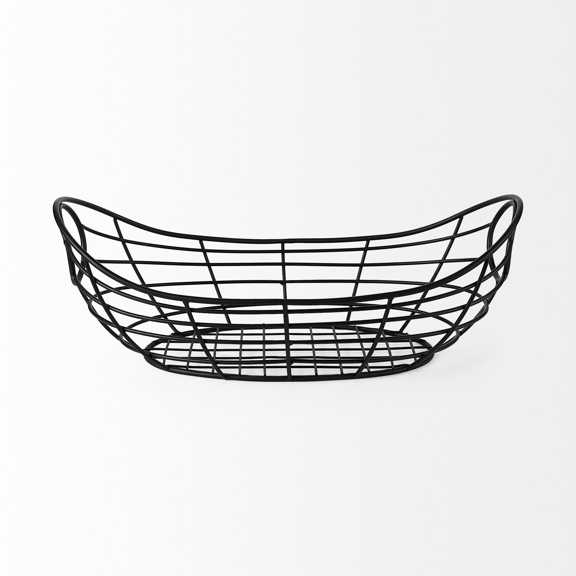 Mateo Black Metal Basket