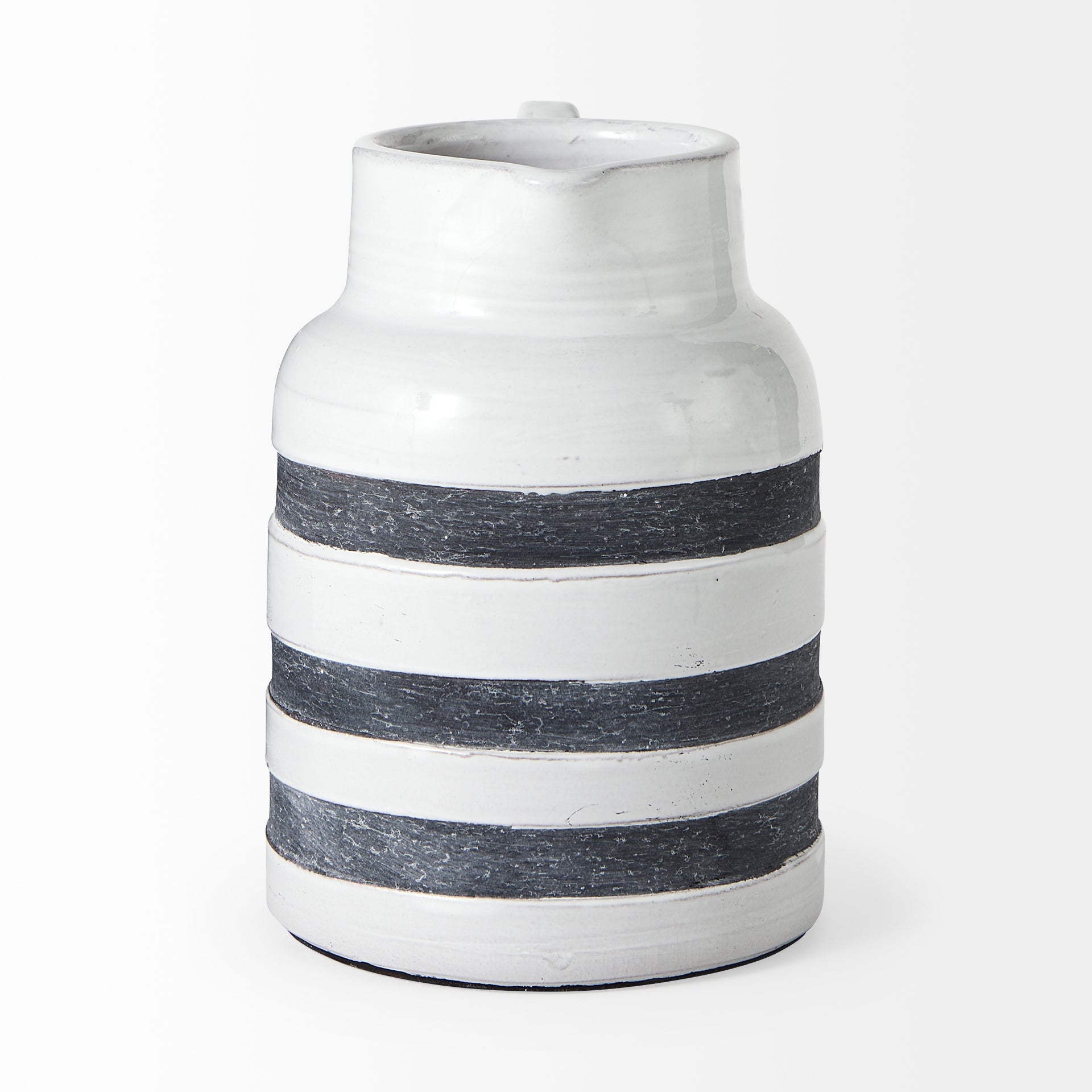 Harmon II Large White with Charcoal Stripes Ceramic Jug Jugs Mercana , Black Friday Sale Mercana Furniture Sale, Old Bones Co, Mid Century Furniture Sale, Four Hands Furniture, Black Friday Sale Harmon II Large White with Charcoal Stripes Ceramic Jug,Gus Sale, Perigold Harmon II Large White with Charcoal Stripes Ceramic Jug Jugs Black Friday Sale , Perigold Sale Harmon II Large White with Charcoal Stripes Ceramic Jug,Harmon II Large White with Charcoal Stripes Ceramic Jug Lulu and Georgia, Burke Decor Sale