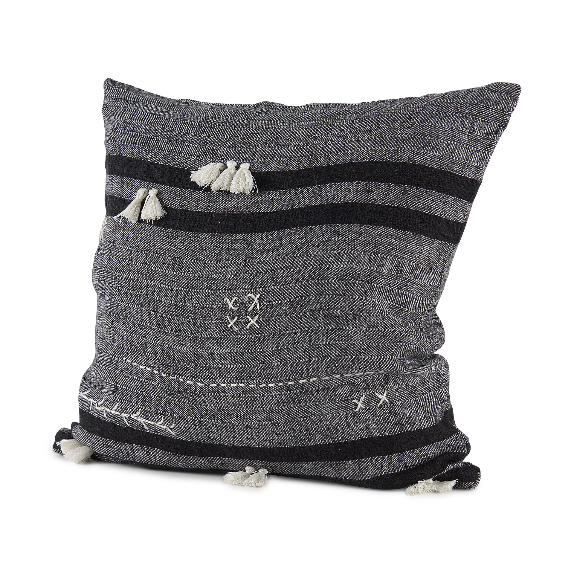 Sibyl Black Fabric Striped and White Fringed Decorative Pillow Cover Accent Pillow Covers Mercana 18x18 , Black Friday Sale Mercana Furniture Sale, Old Bones Co, Mid Century Furniture Sale, Four Hands Furniture, Black Friday Sale Sibyl Black Fabric Striped and White Fringed Decorative Pillow Cover,Gus Sale, Perigold Sibyl Black Fabric Striped and White Fringed Decorative Pillow Cover Accent Pillow Covers Black Friday Sale , Perigold Sale Sibyl Black Fabric Striped and White Fringed Decorative Pillow Cover,S