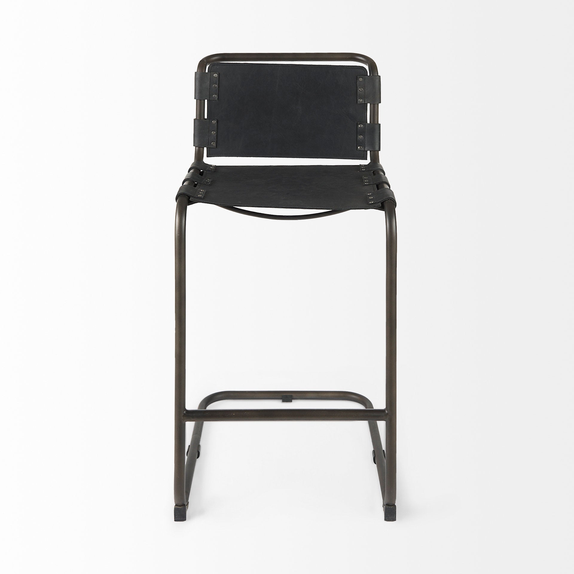 Berbick 43"H Iron Frame Bar Stool