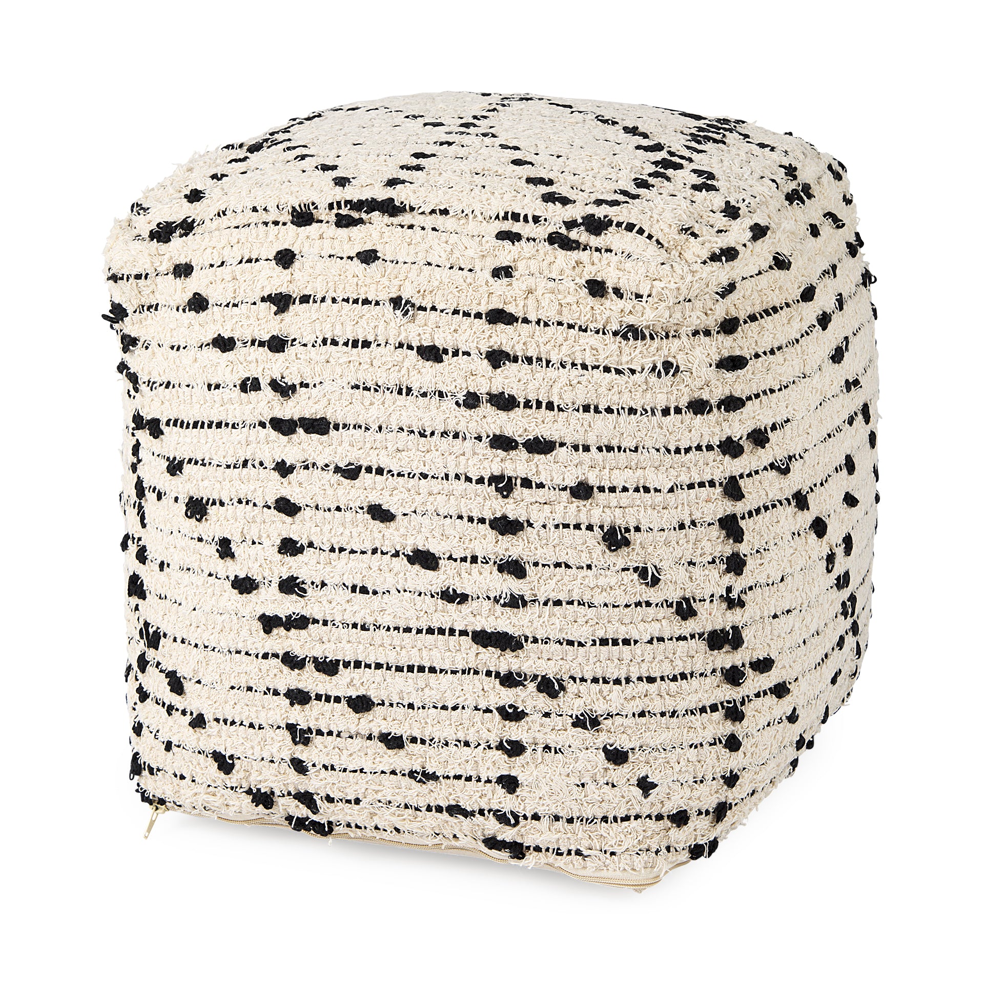 Aarohi Cream with Black Cotton Patterned Pouf Poufs Mercana , Black Friday Sale Mercana Furniture Sale, Old Bones Co, Mid Century Furniture Sale, Four Hands Furniture, Black Friday Sale Aarohi Cream with Black Cotton Patterned Pouf,Gus Sale, Perigold Aarohi Cream with Black Cotton Patterned Pouf Poufs Black Friday Sale , Perigold Sale Aarohi Cream with Black Cotton Patterned Pouf,Aarohi Cream with Black Cotton Patterned Pouf Lulu and Georgia, Burke Decor Sale Aarohi Cream with Black Cotton Patterned Pouf, w