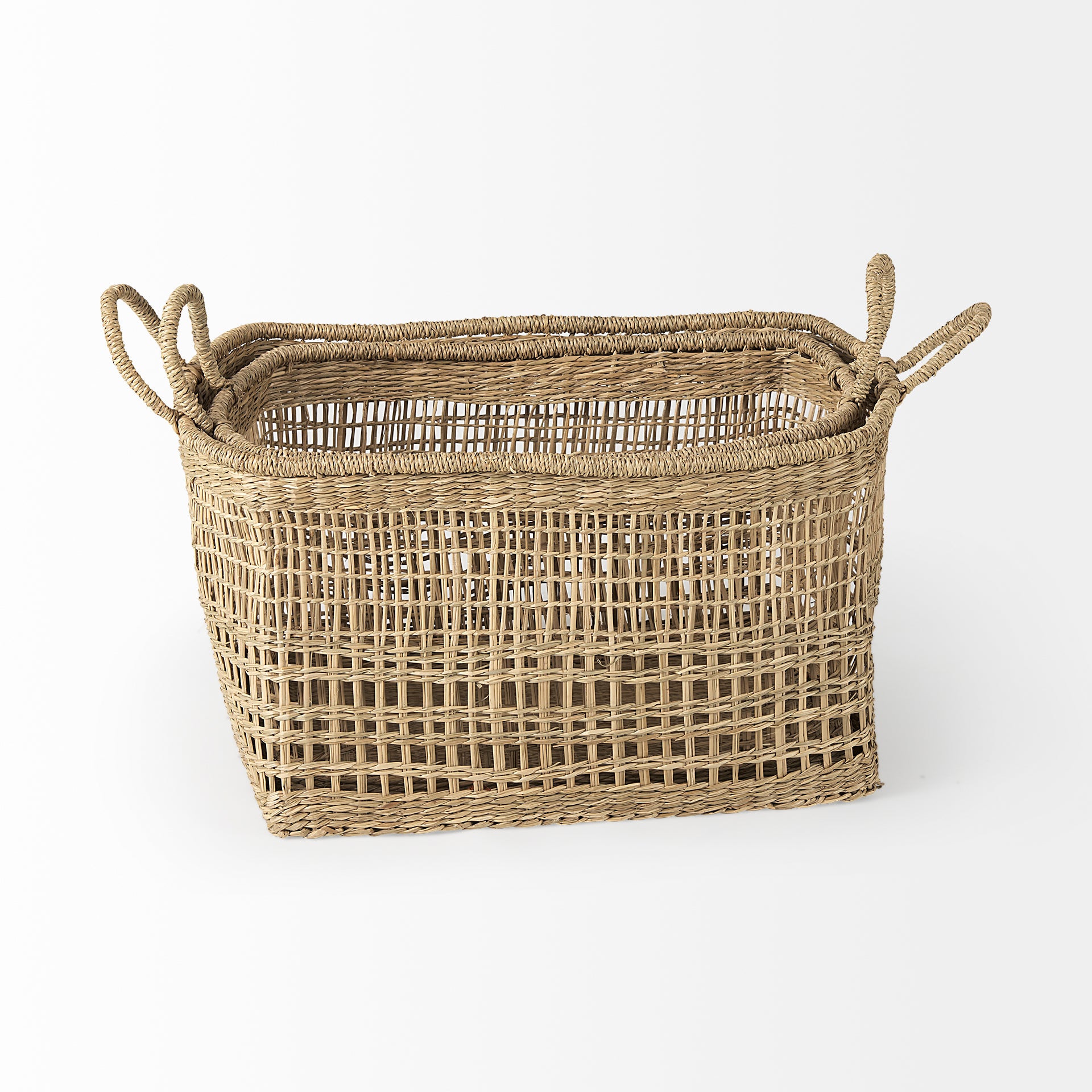 Bellisa Seagrass Rectangular Basket with Handles - Set of 2 Baskets Mercana , Black Friday Sale Mercana Furniture Sale, Old Bones Co, Mid Century Furniture Sale, Four Hands Furniture, Black Friday Sale Bellisa Seagrass Rectangular Basket with Handles - Set of 2,Gus Sale, Perigold Bellisa Seagrass Rectangular Basket with Handles - Set of 2 Baskets Black Friday Sale , Perigold Sale Bellisa Seagrass Rectangular Basket with Handles - Set of 2,Bellisa Seagrass Rectangular Basket with Handles - Set of 2 Lulu and