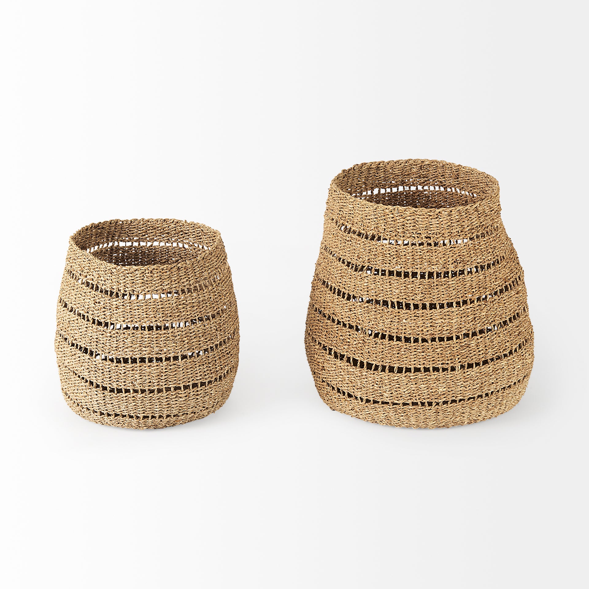 Hayes Seagrass Round Basket with Stripe Pattern - Set of 2 Baskets Mercana , Black Friday Sale Mercana Furniture Sale, Old Bones Co, Mid Century Furniture Sale, Four Hands Furniture, Black Friday Sale Hayes Seagrass Round Basket with Stripe Pattern - Set of 2,Gus Sale, Perigold Hayes Seagrass Round Basket with Stripe Pattern - Set of 2 Baskets Black Friday Sale , Perigold Sale Hayes Seagrass Round Basket with Stripe Pattern - Set of 2,Hayes Seagrass Round Basket with Stripe Pattern - Set of 2 Lulu and Georg