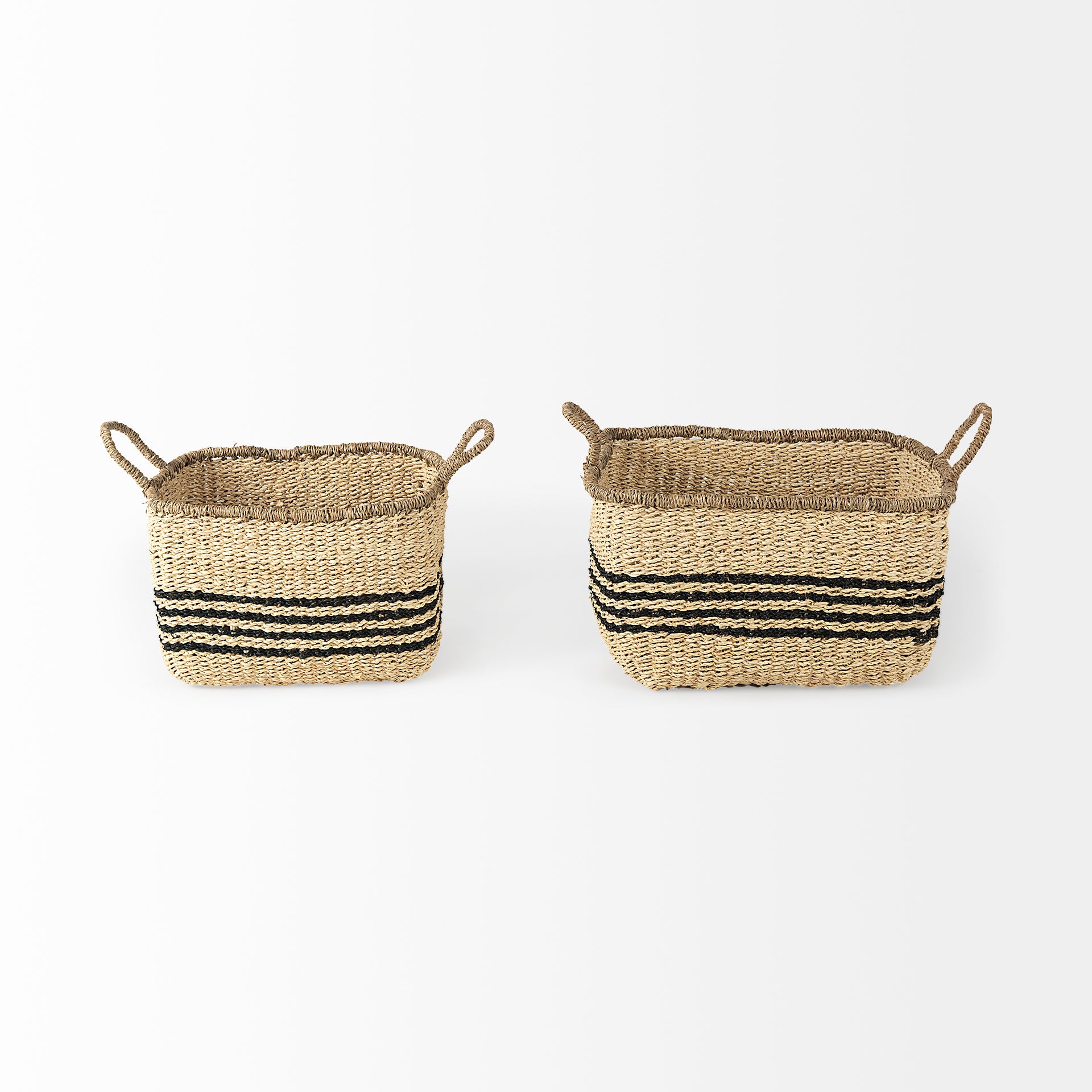 Emma Seagrass Rectangular Basket with Black Stripes - Set of 2 Baskets Mercana , Black Friday Sale Mercana Furniture Sale, Old Bones Co, Mid Century Furniture Sale, Four Hands Furniture, Black Friday Sale Emma Seagrass Rectangular Basket with Black Stripes - Set of 2,Gus Sale, Perigold Emma Seagrass Rectangular Basket with Black Stripes - Set of 2 Baskets Black Friday Sale , Perigold Sale Emma Seagrass Rectangular Basket with Black Stripes - Set of 2,Emma Seagrass Rectangular Basket with Black Stripes - Set