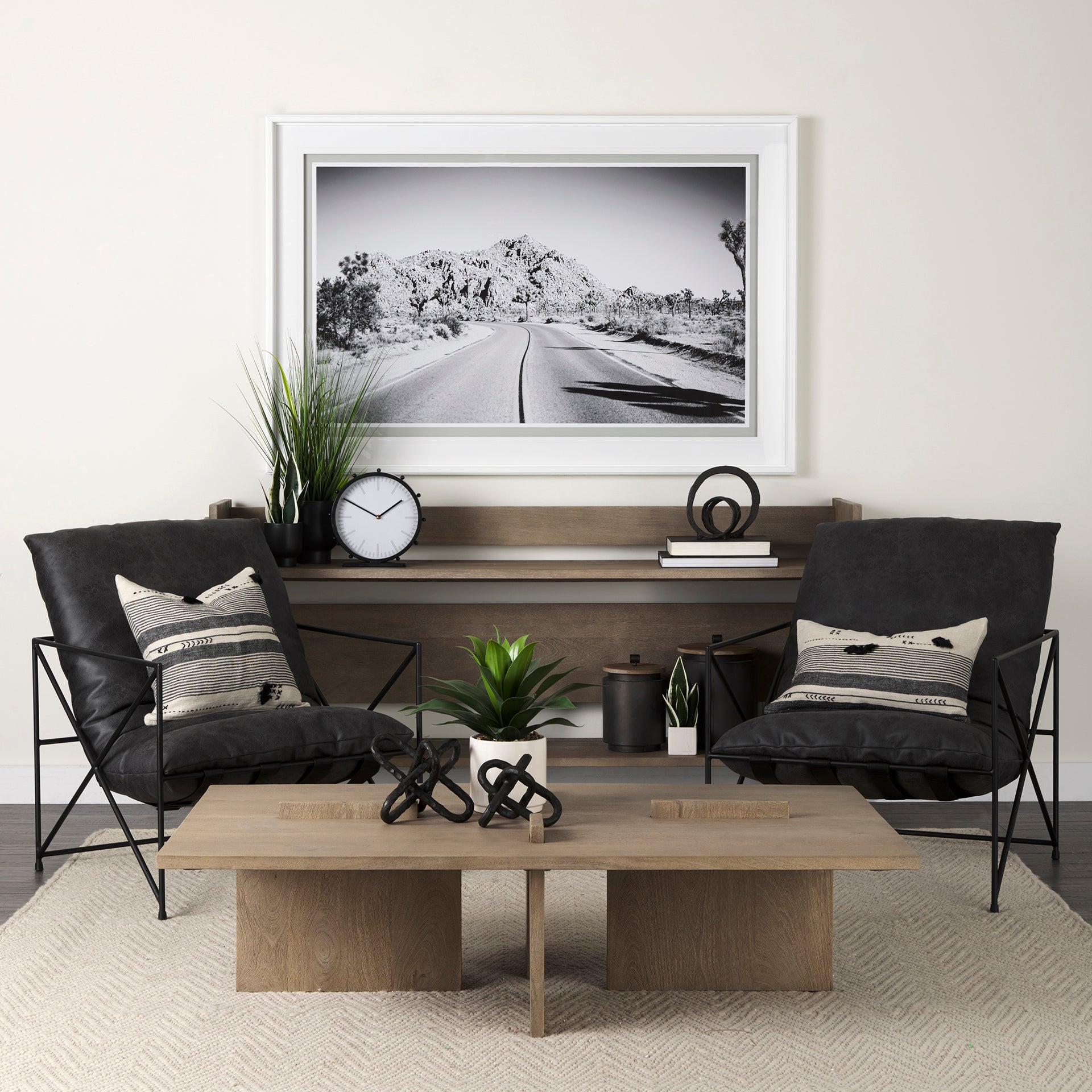 Aida Wood Console Table